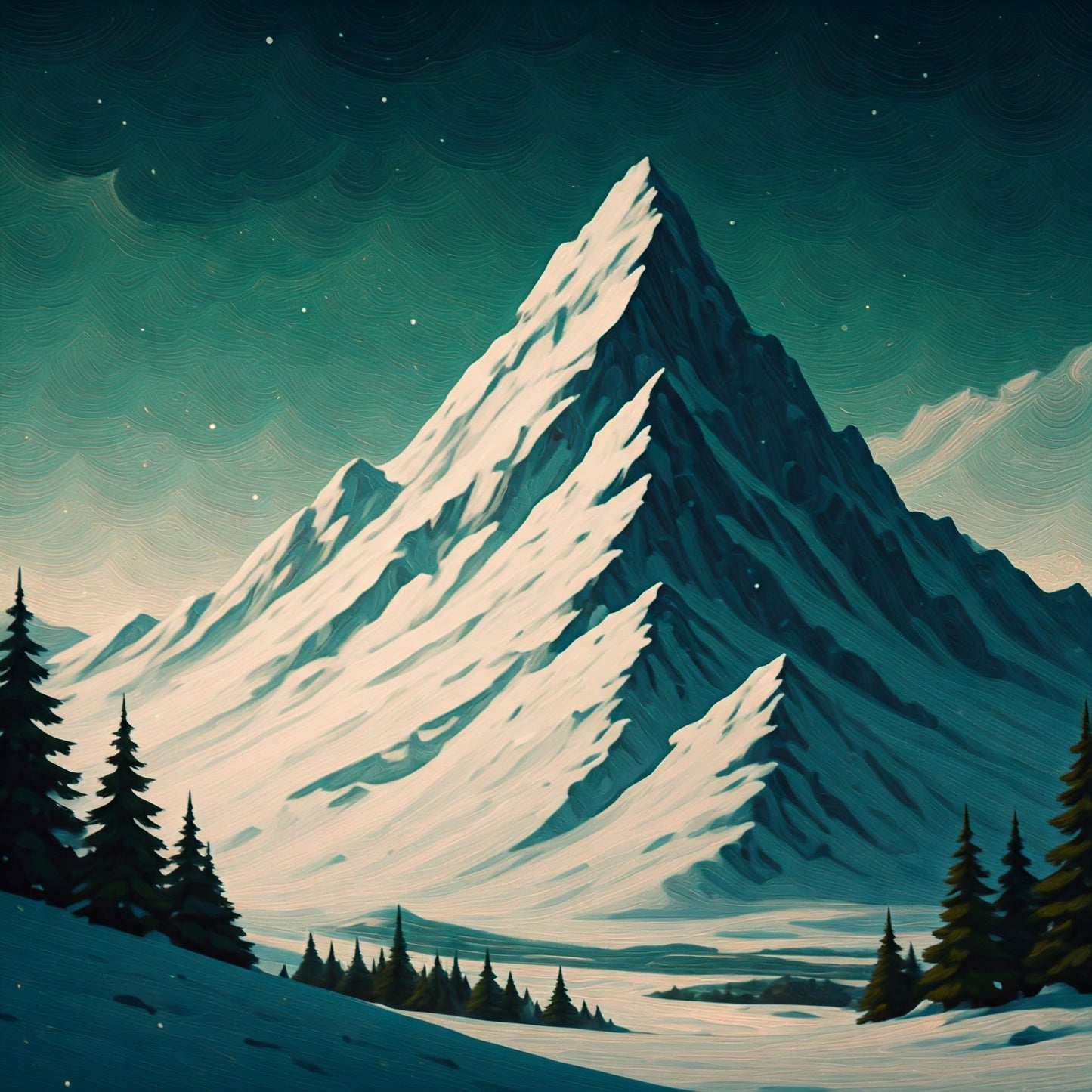 A Mix of beautiful Snowy Mountain Landscapes and Abstract Super bundle pack of 190