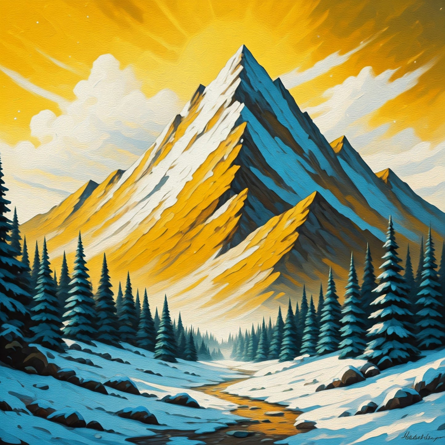 A Mix of beautiful Snowy Mountain Landscapes and Abstract Super bundle pack of 190