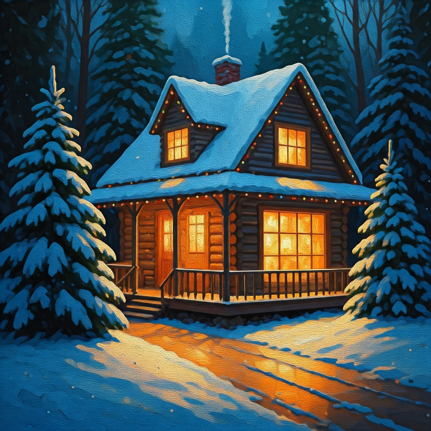 Snow cabin bundle pack of 12