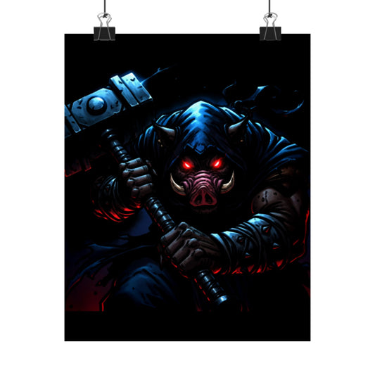 Agent Quacks Series Matte Vertical Posters - Bloodtusk Design