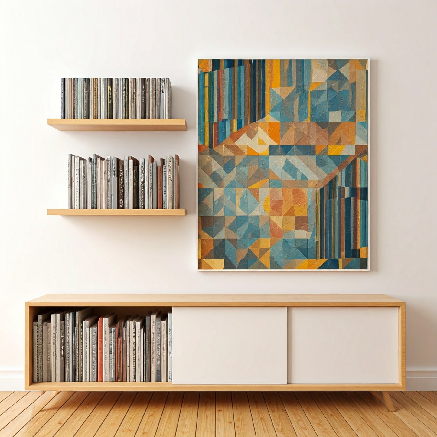 Bookshelf Decor Art collection of 8