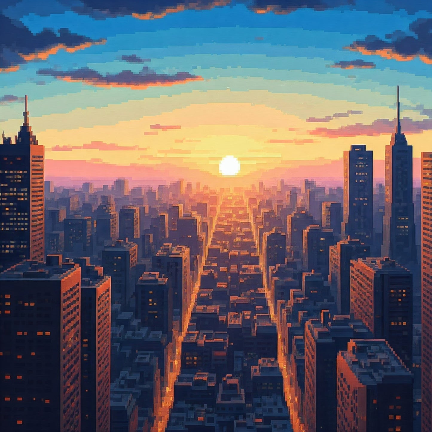 Sun Set City Super pack of 100