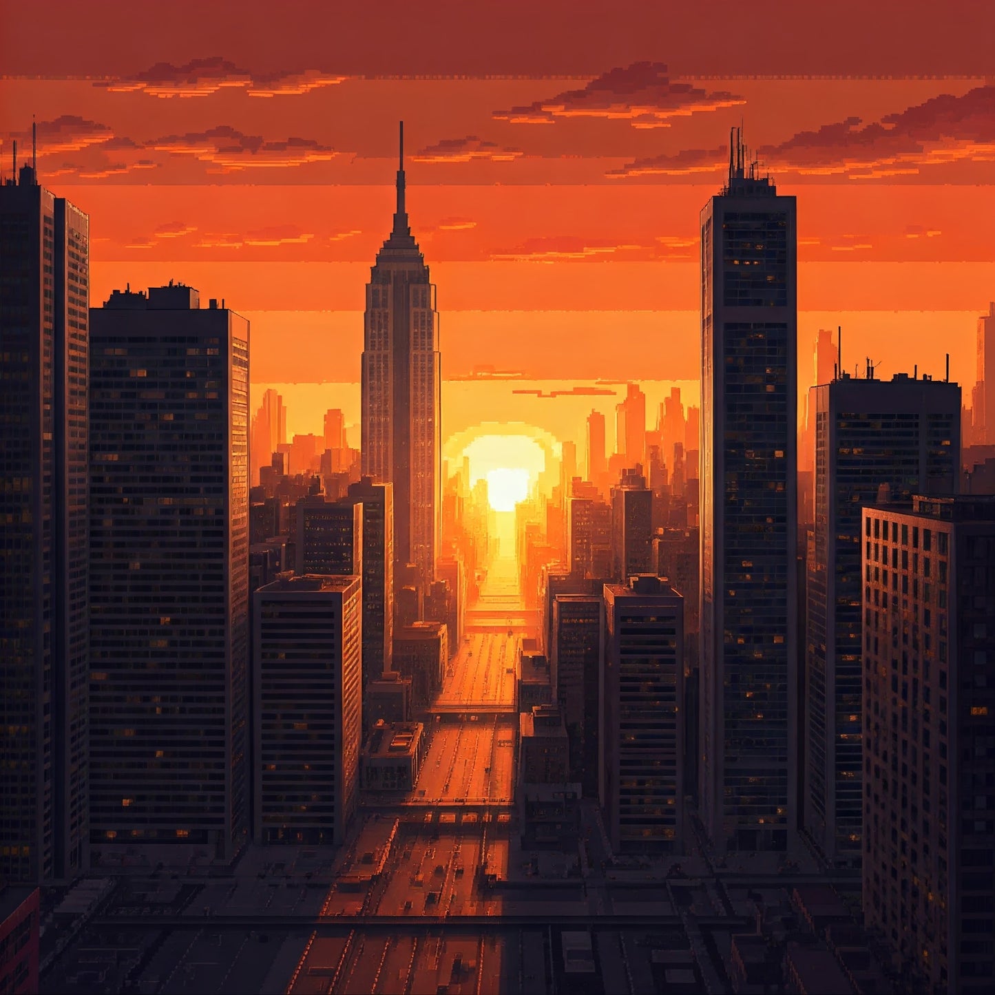 Sun Set City Super pack of 100