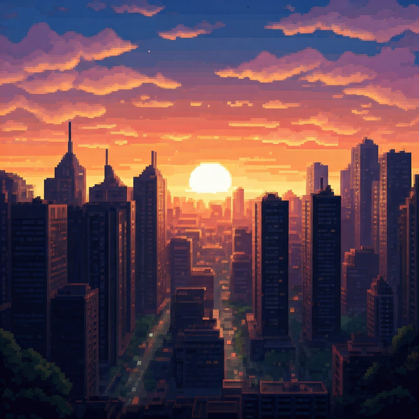 Sun Set City Super pack of 100