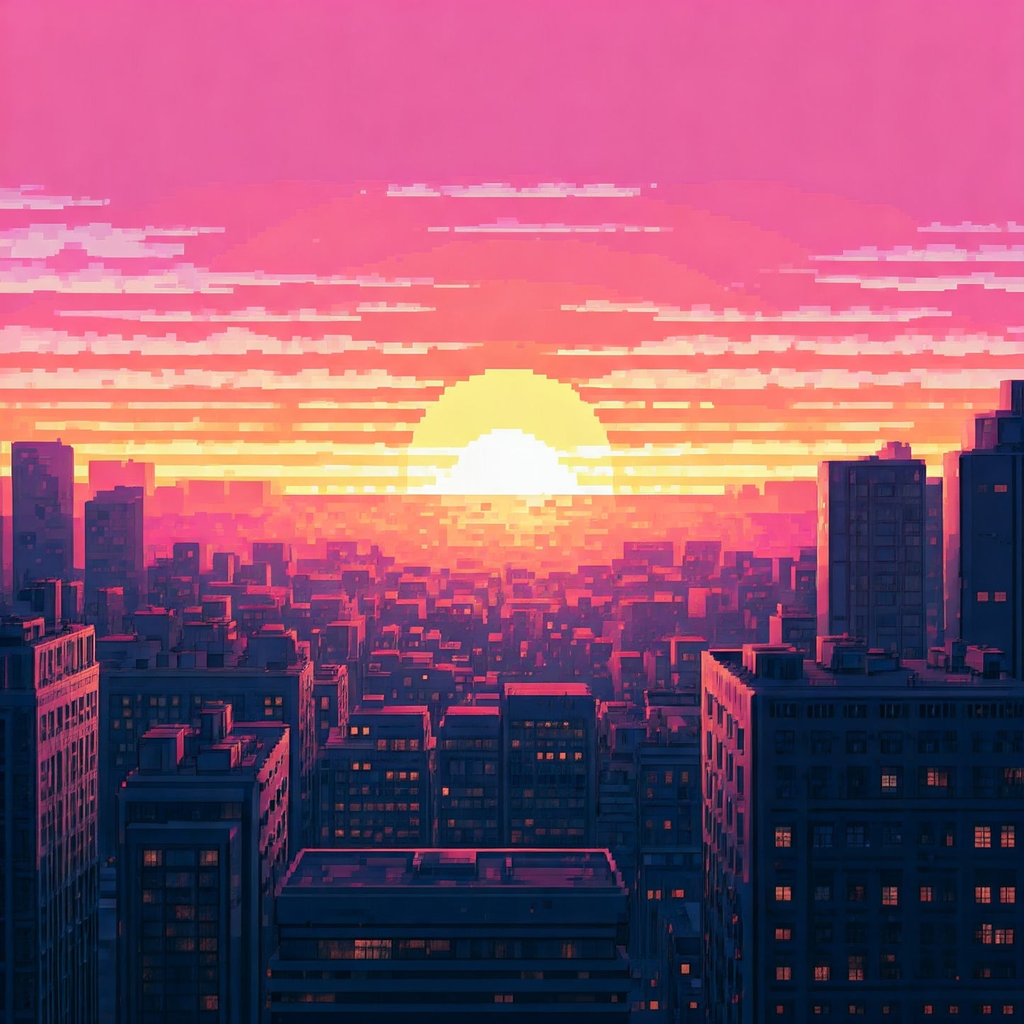 Sun Set City Super pack of 100