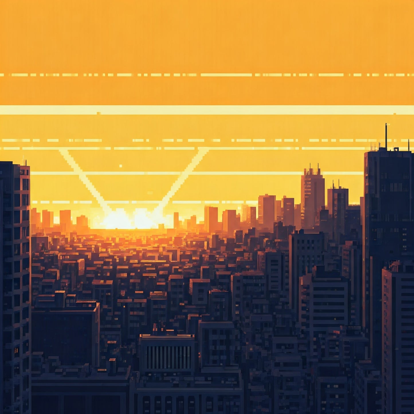 Sun Set City Super pack of 100