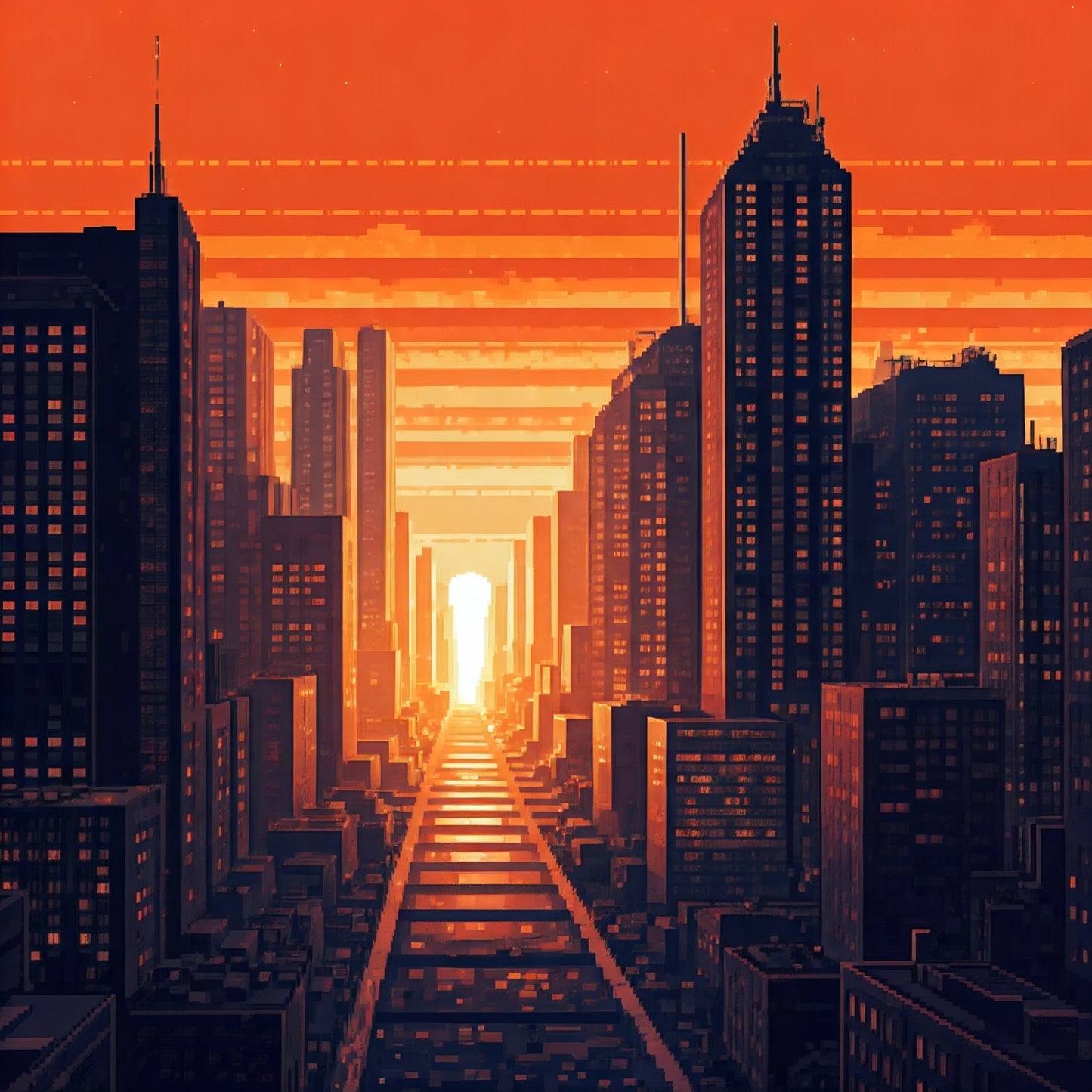 Sun Set City Super pack of 100