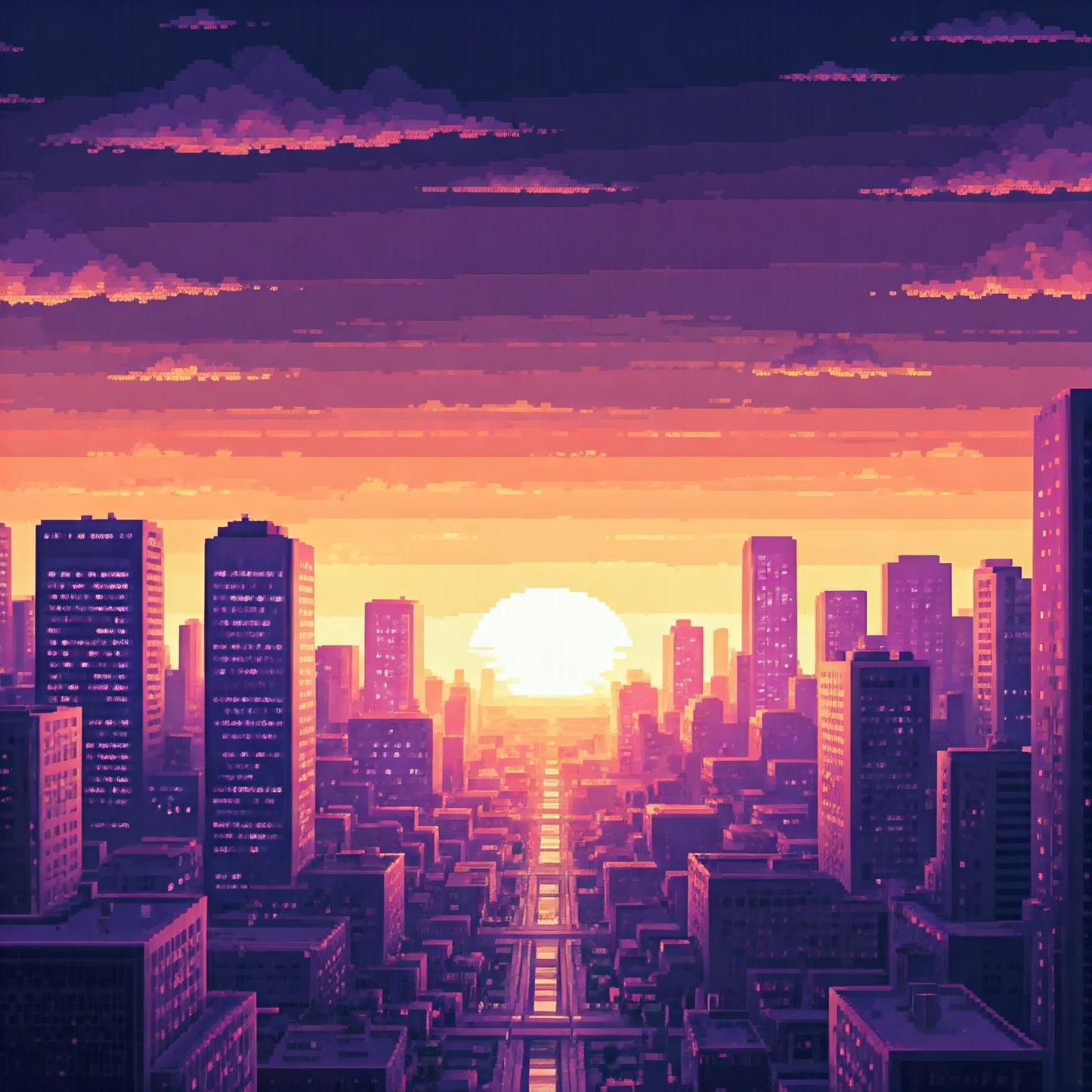 Sun Set City Super pack of 100