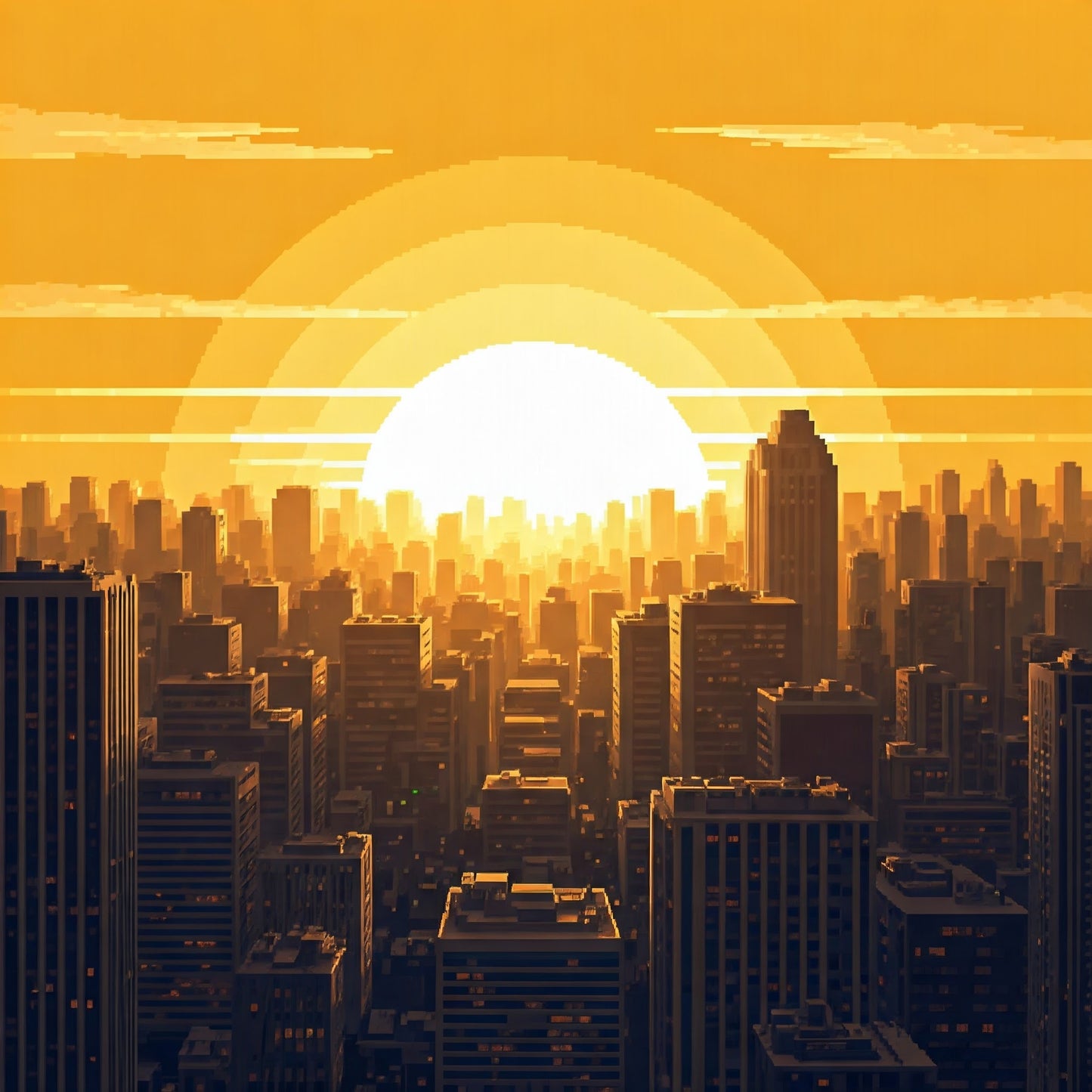 Sun Set City Super pack of 100