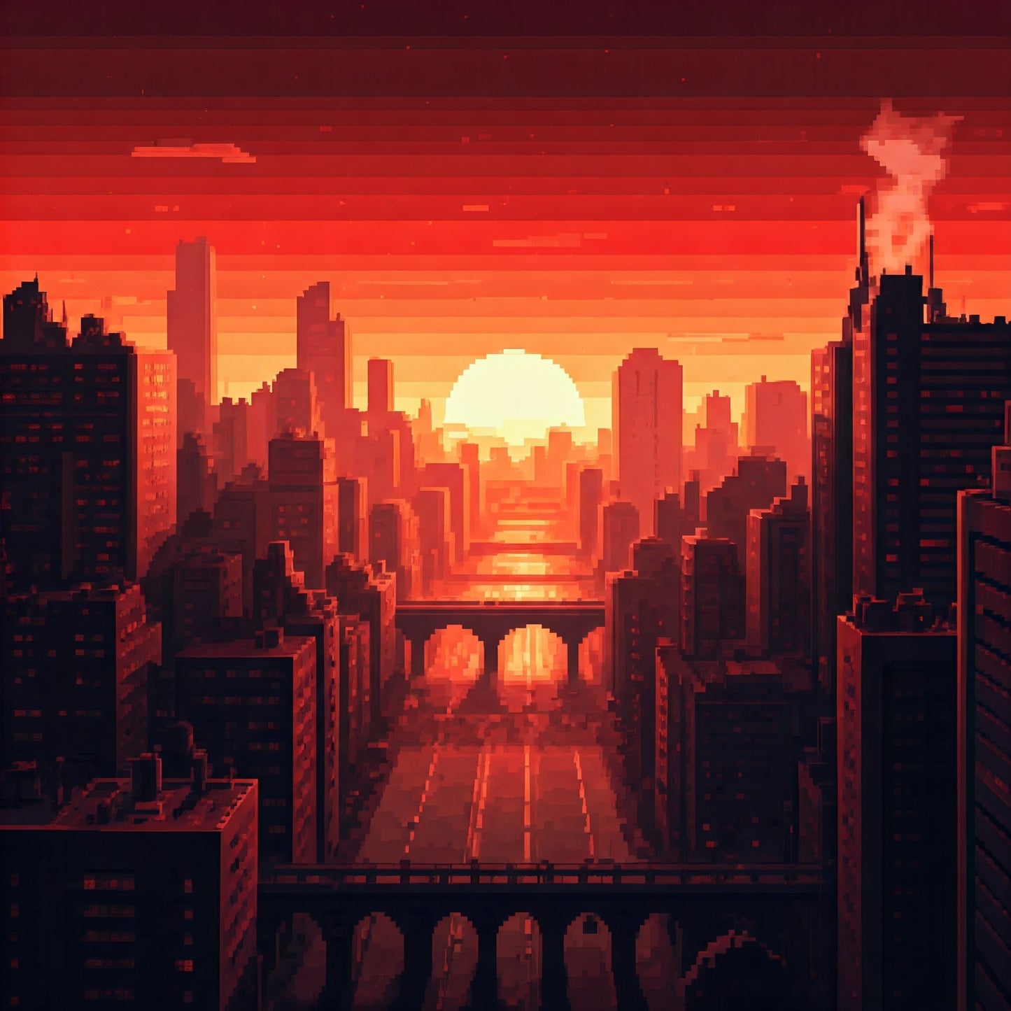 Sun Set City Super pack of 100