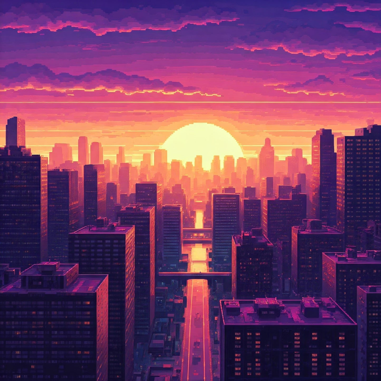 Sun Set City Super pack of 100