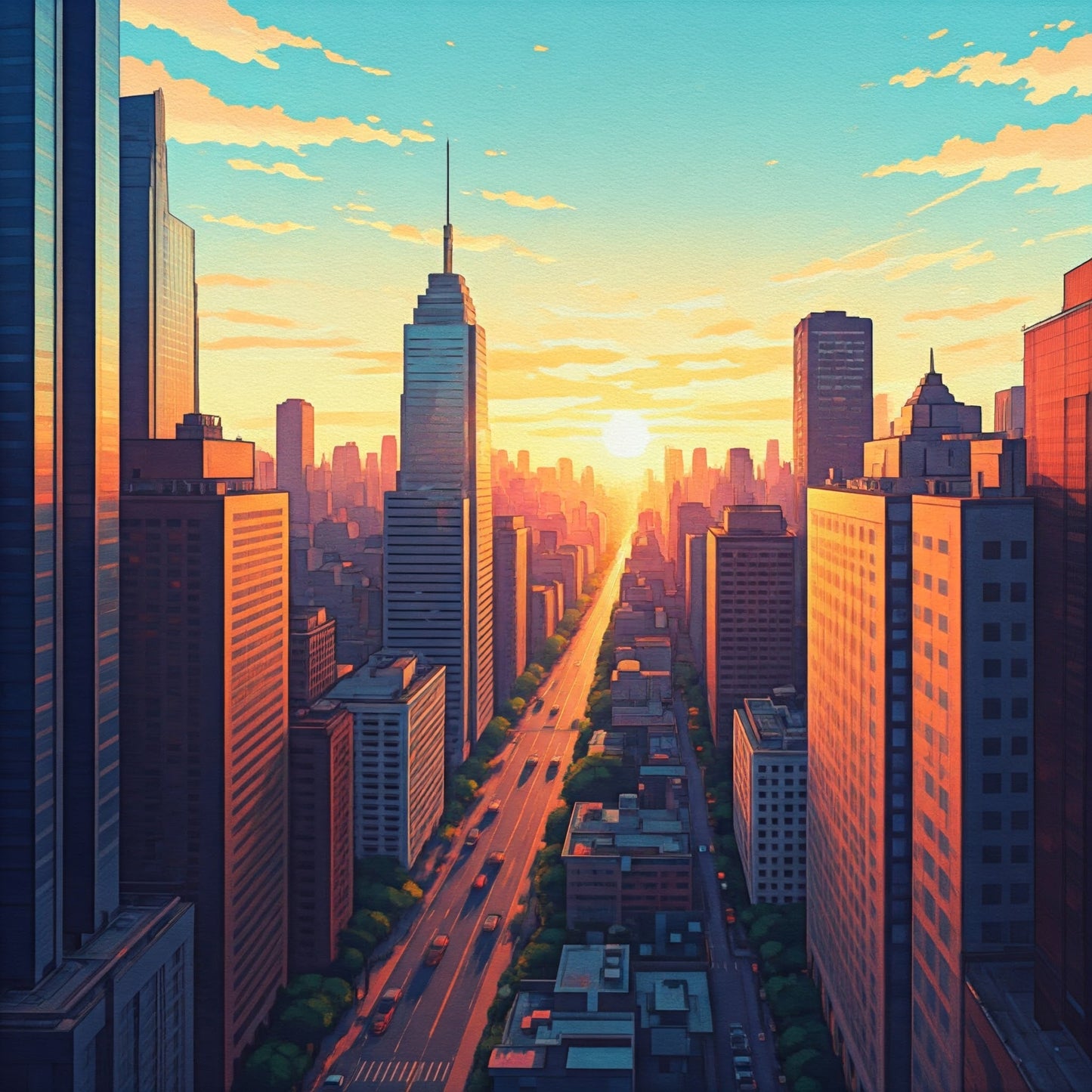 Sun Set City Super pack of 100