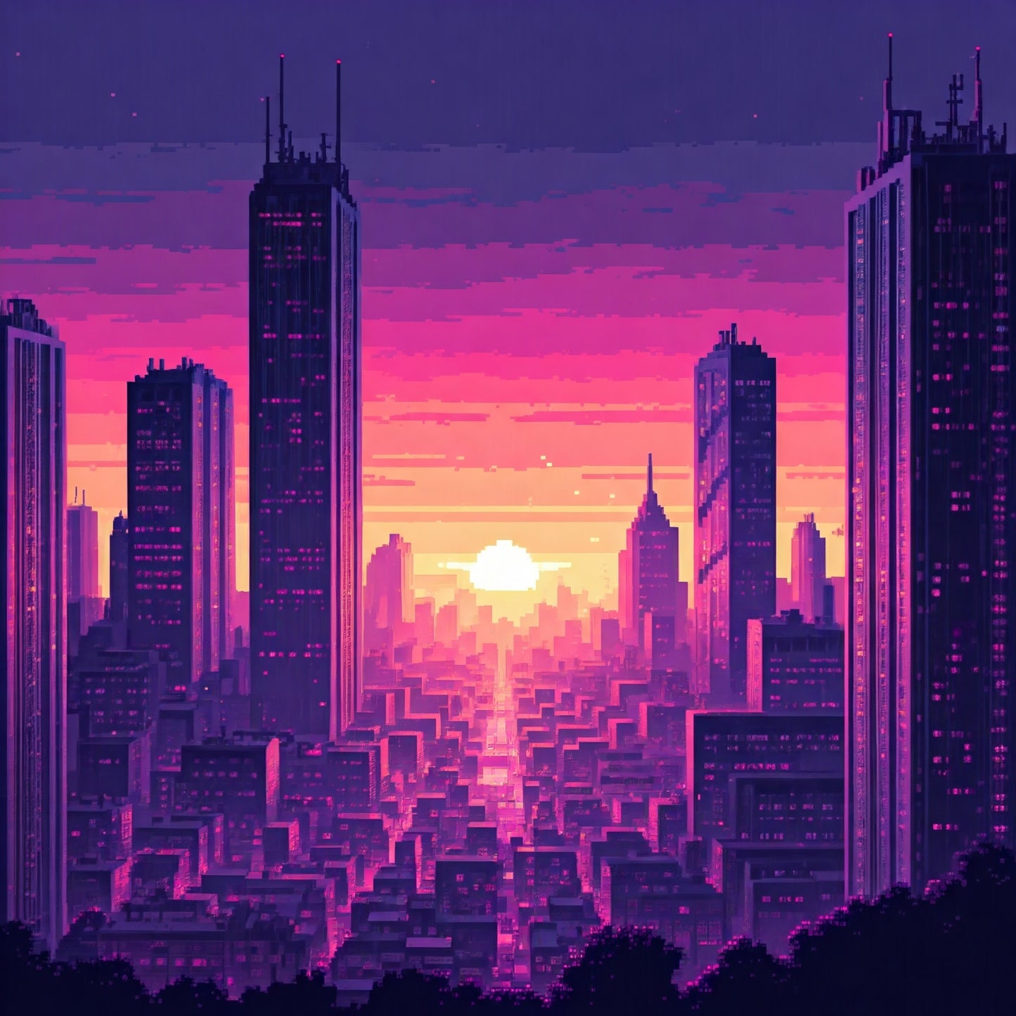 Sun Set City Super pack of 100