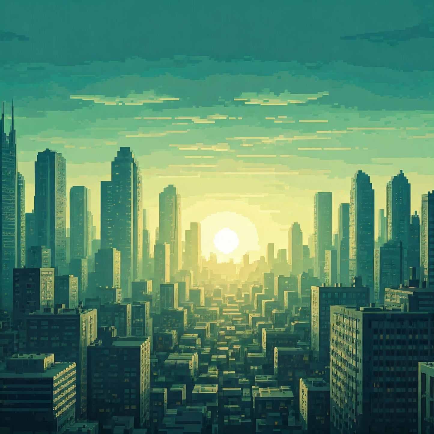 Sun Set City Super pack of 100