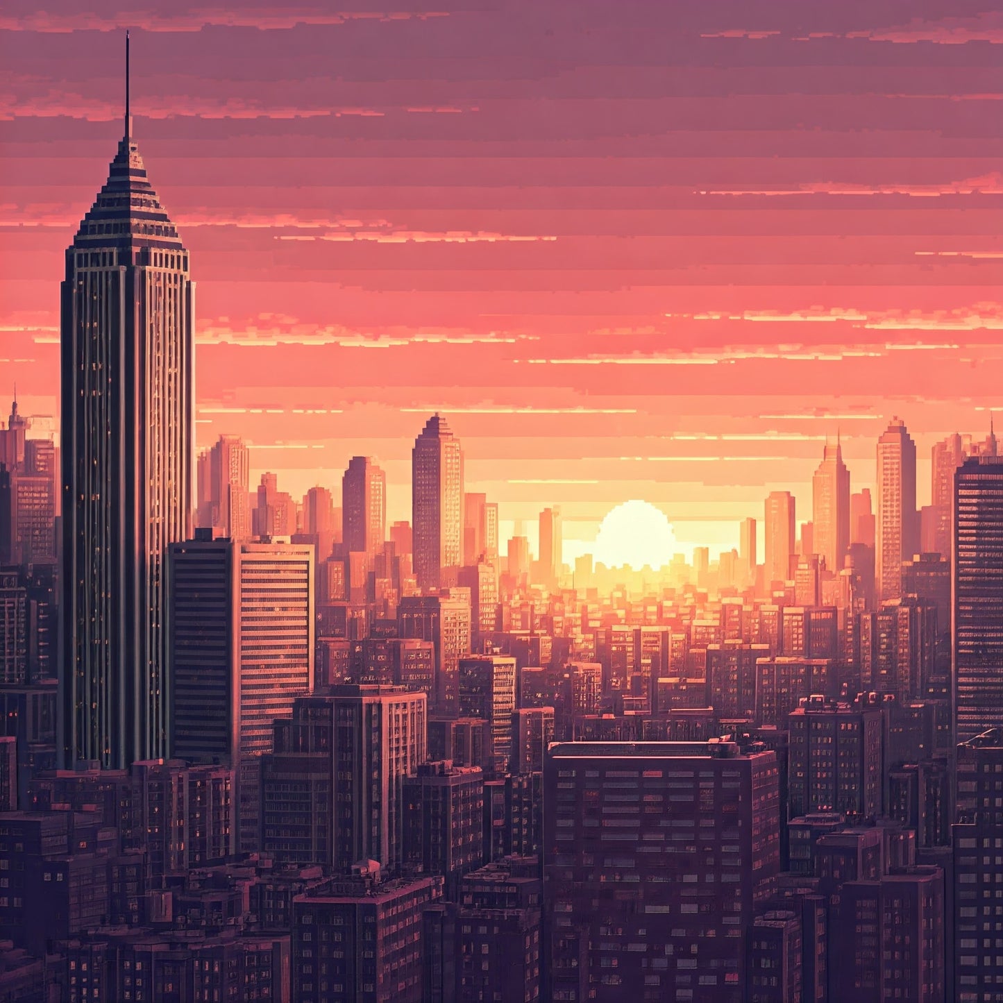 Sun Set City Super pack of 100