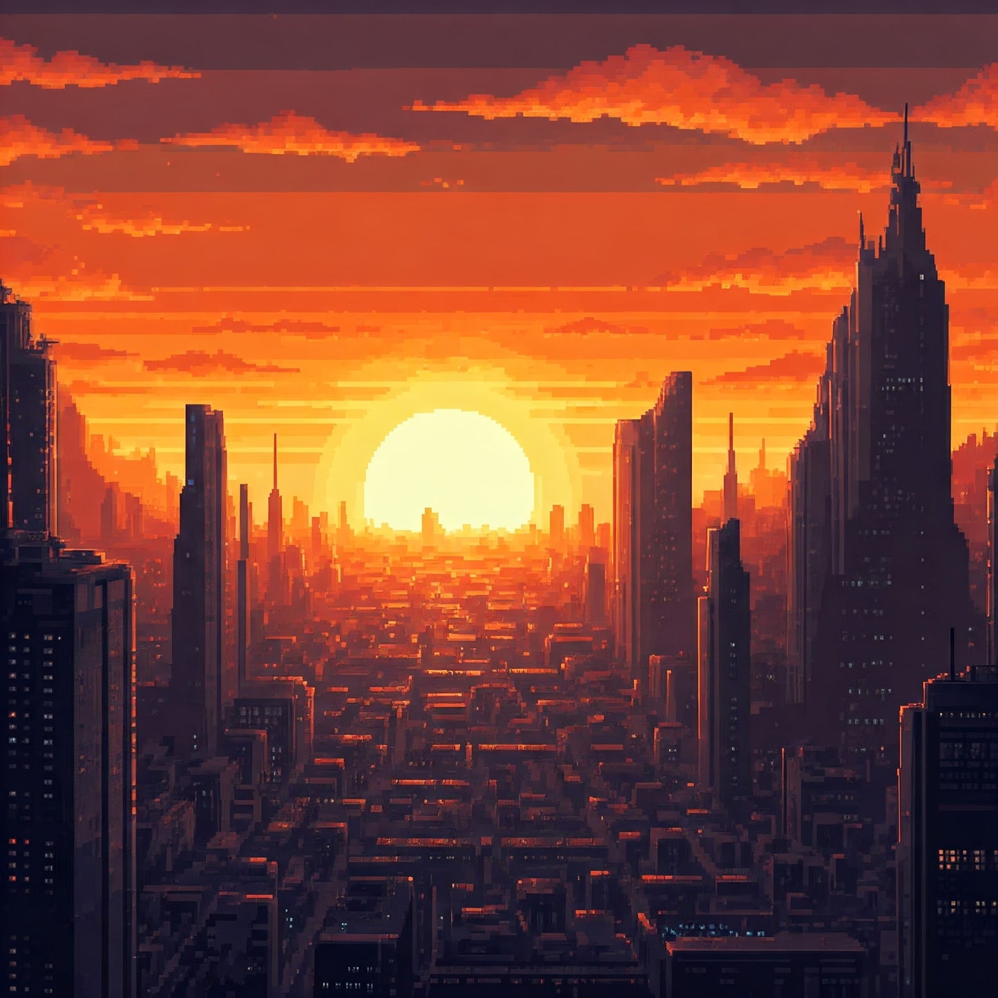 Sun Set City Super pack of 100