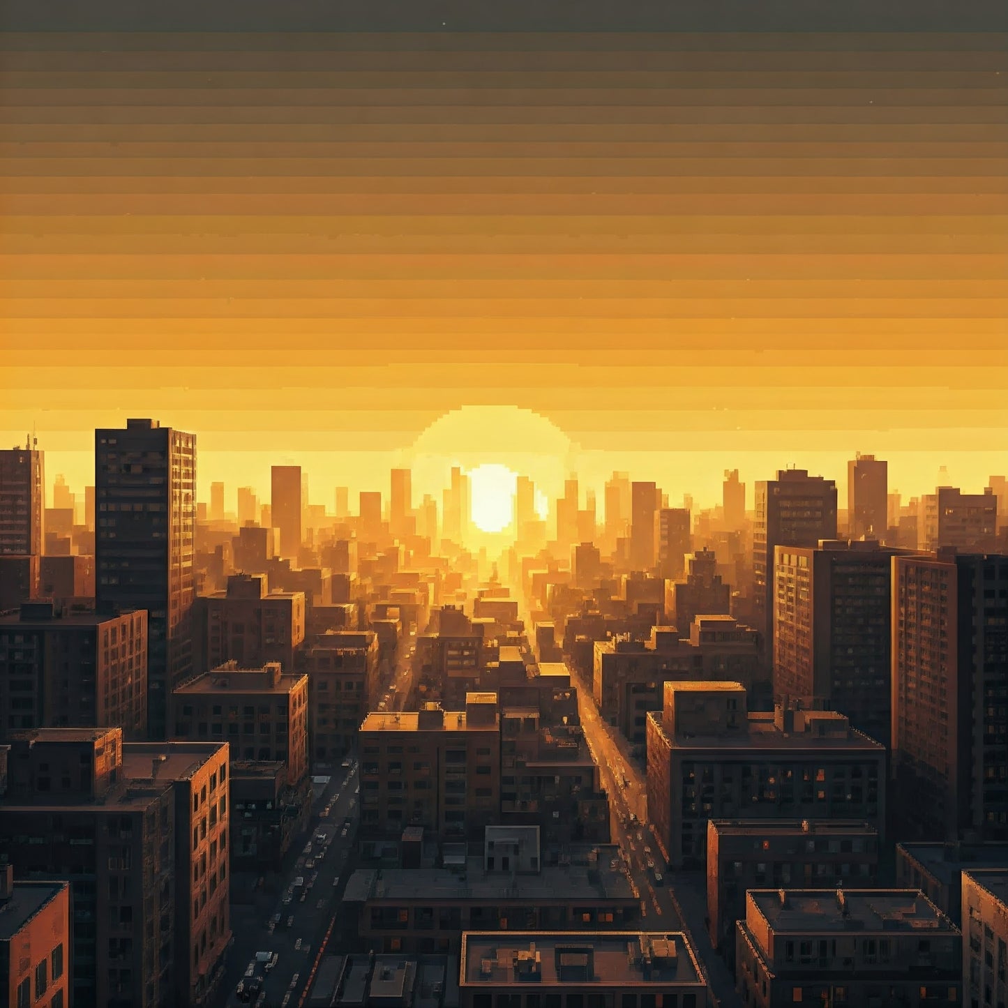 Sun Set City Super pack of 100