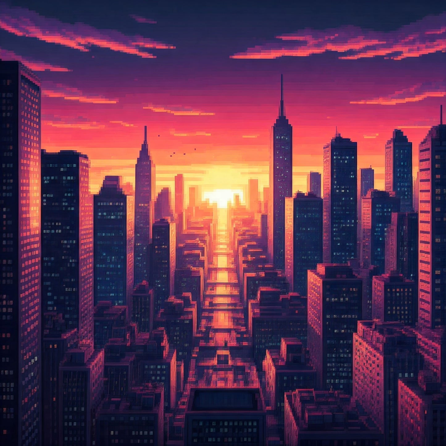 Sun Set City Super pack of 100