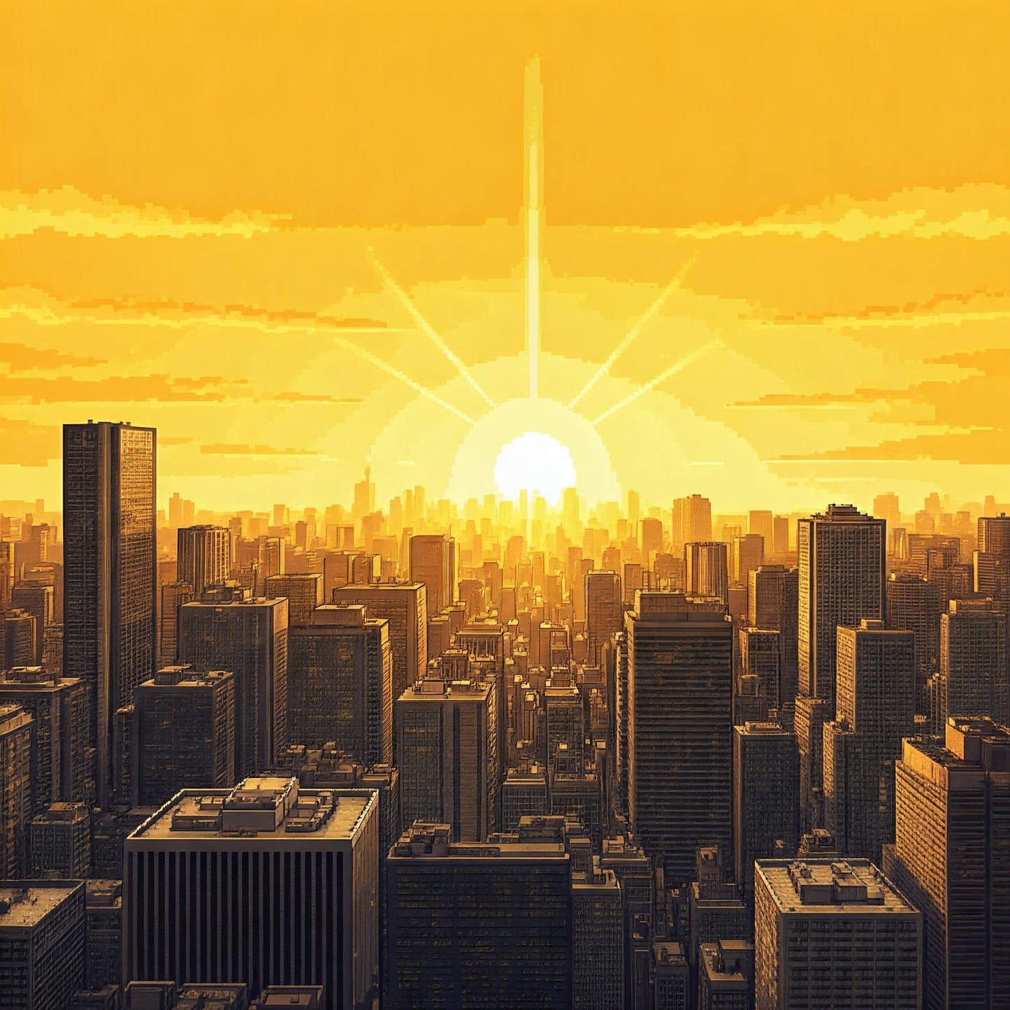 Sun Set City Super pack of 100