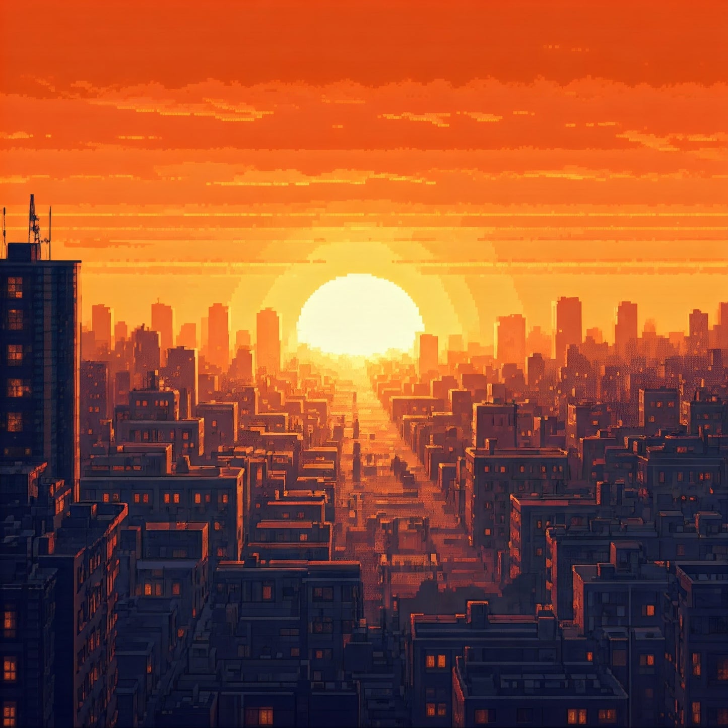 Sun Set City Super pack of 100