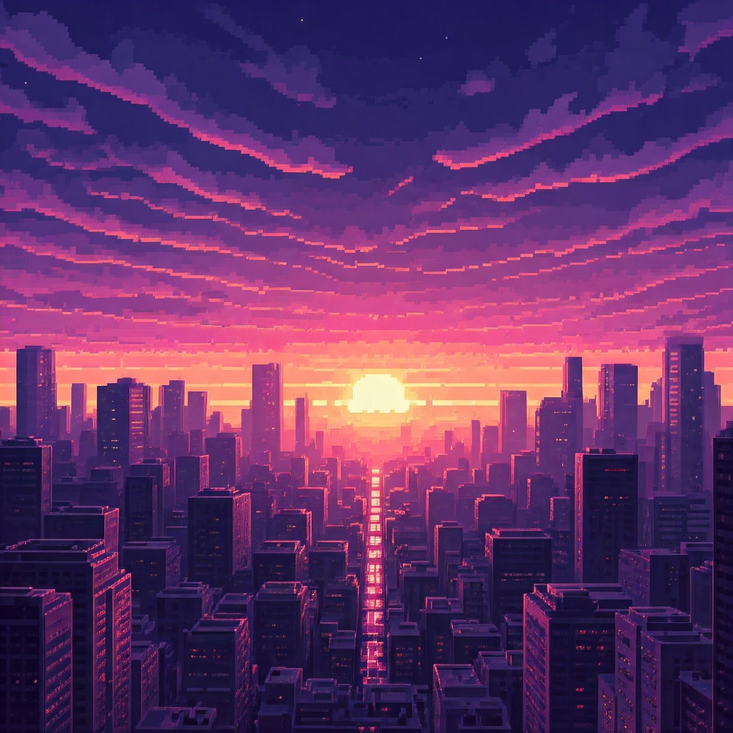 Sun Set City Super pack of 100