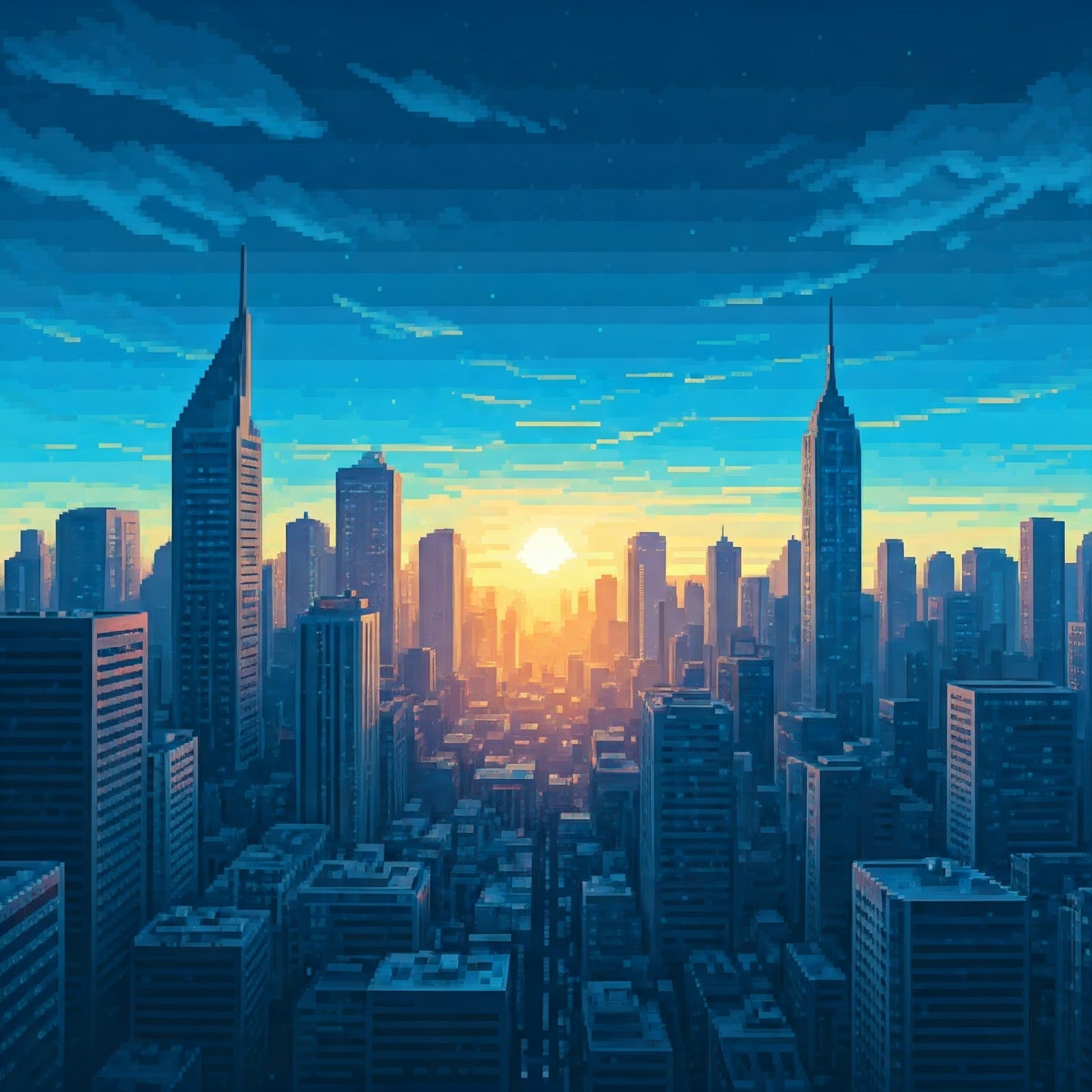 Sun Set City Super pack of 100