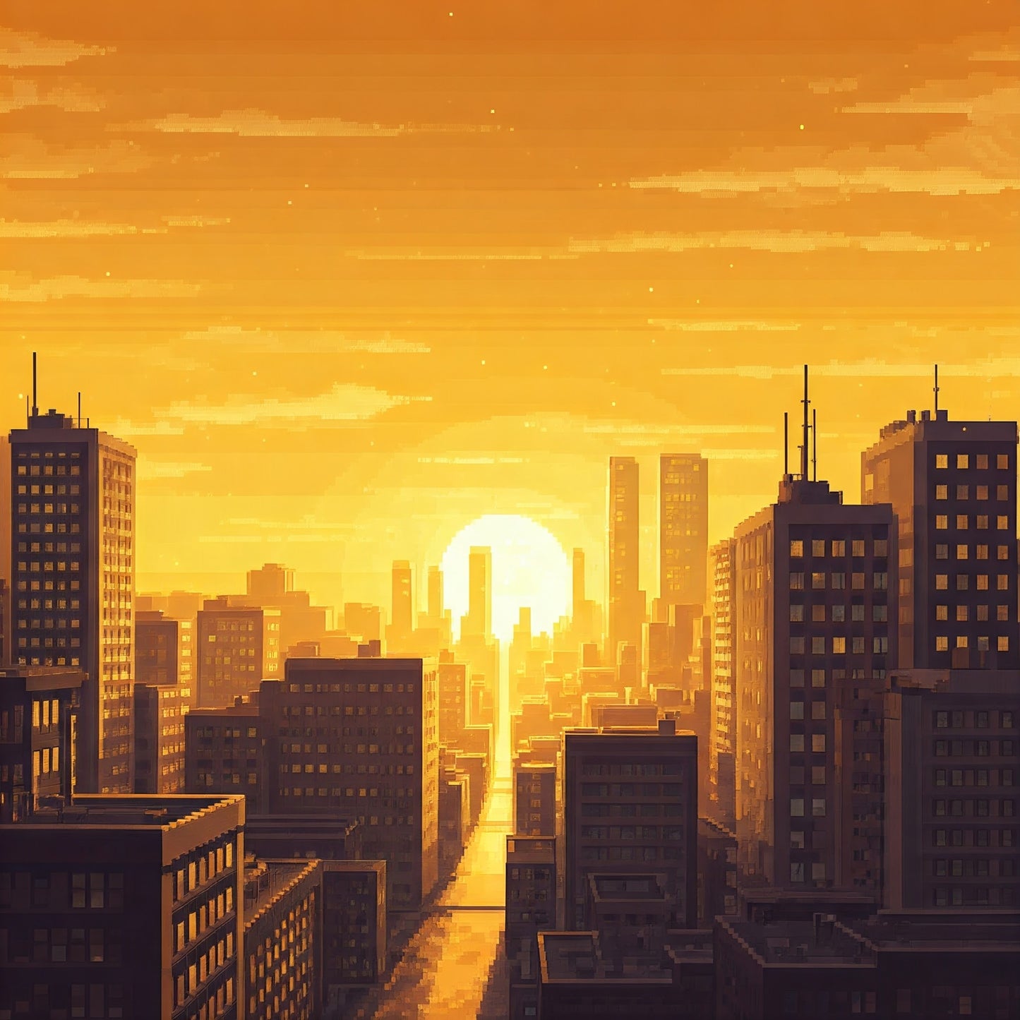 Sun Set City Super pack of 100