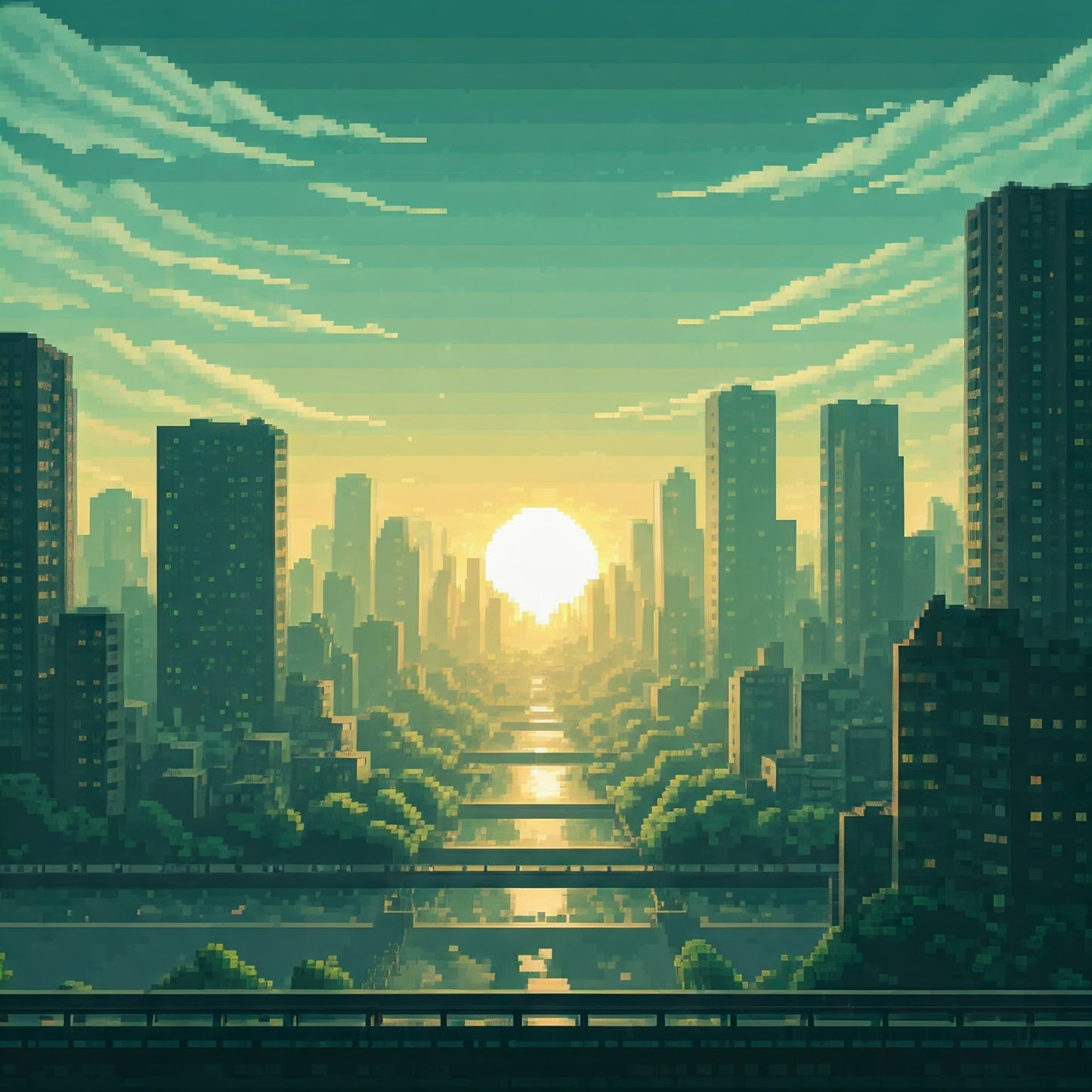 Sun Set City Super pack of 100