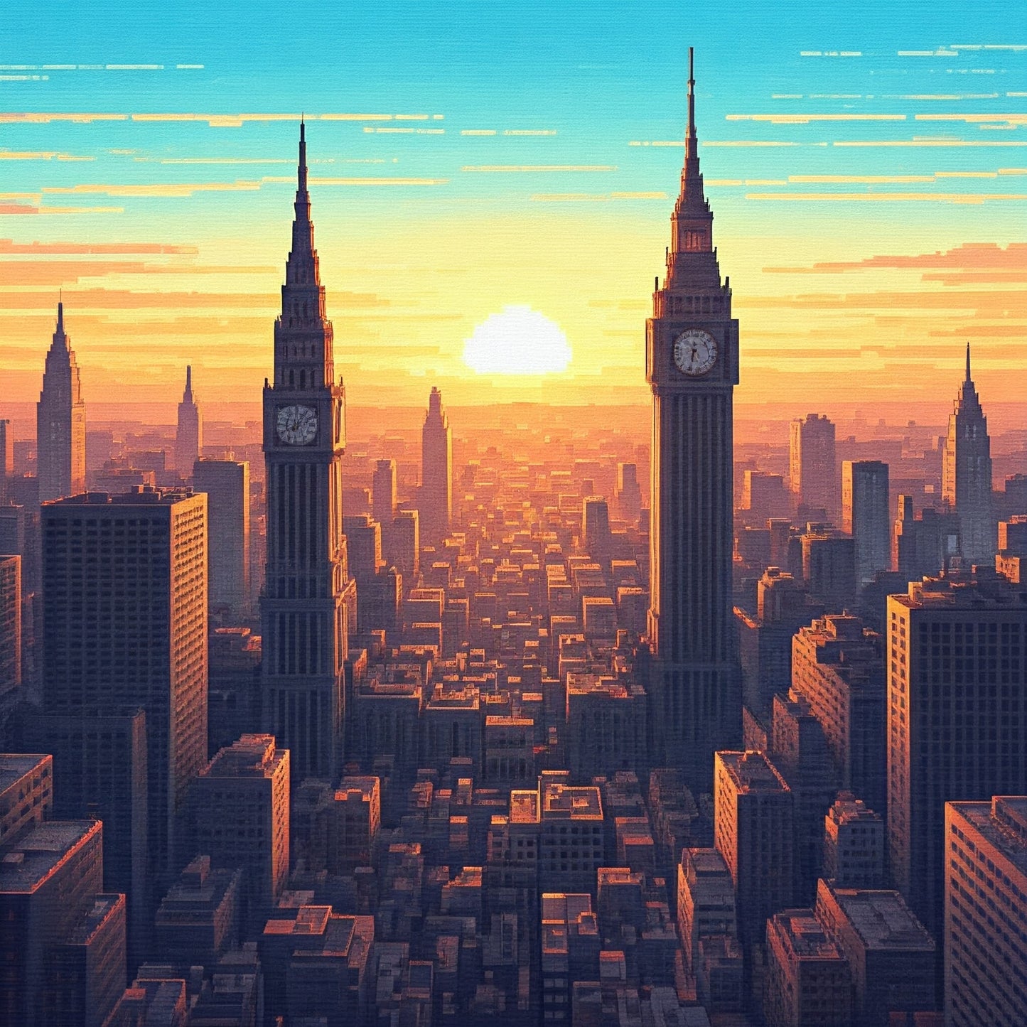 Sun Set City Super pack of 100