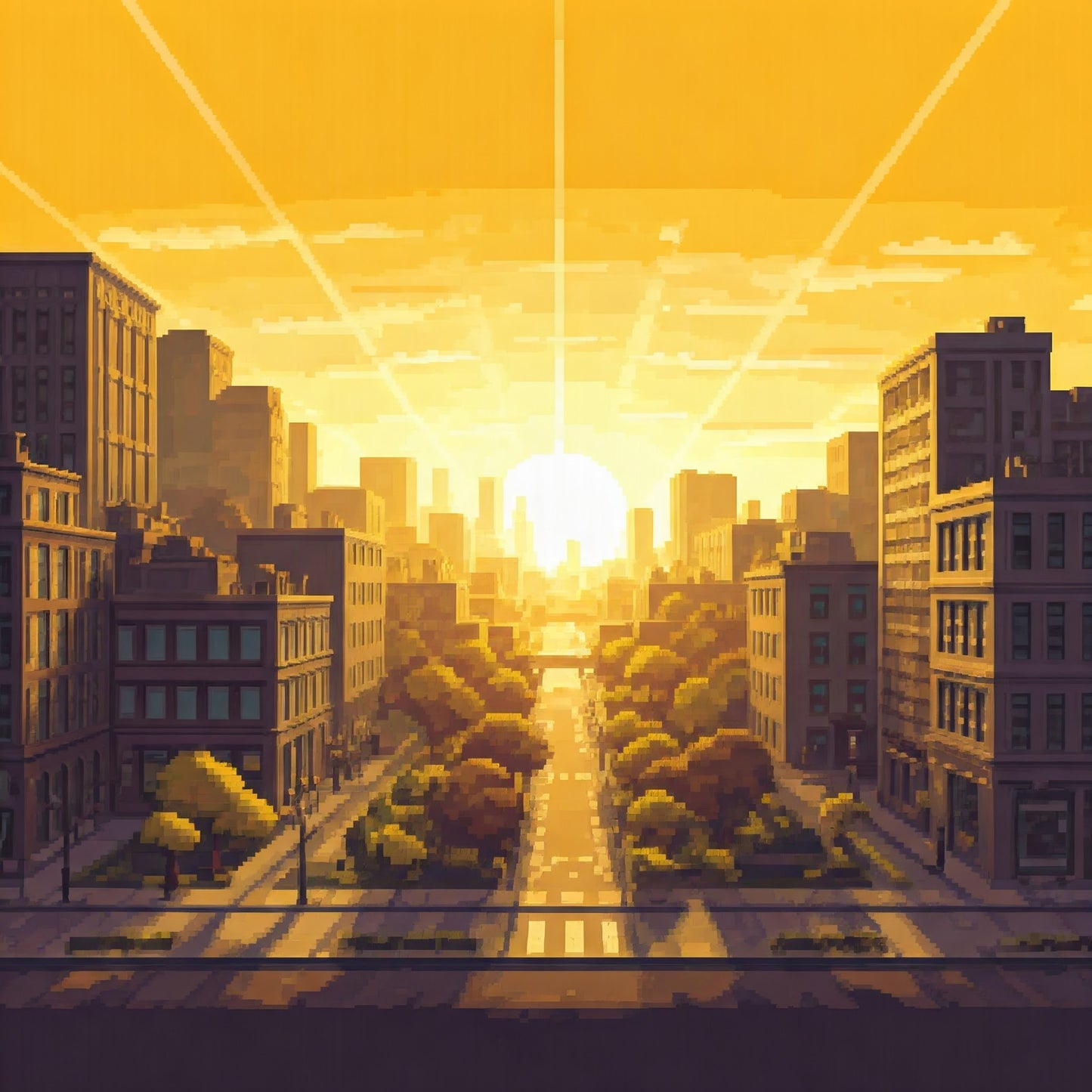 Sun Set City Super pack of 100