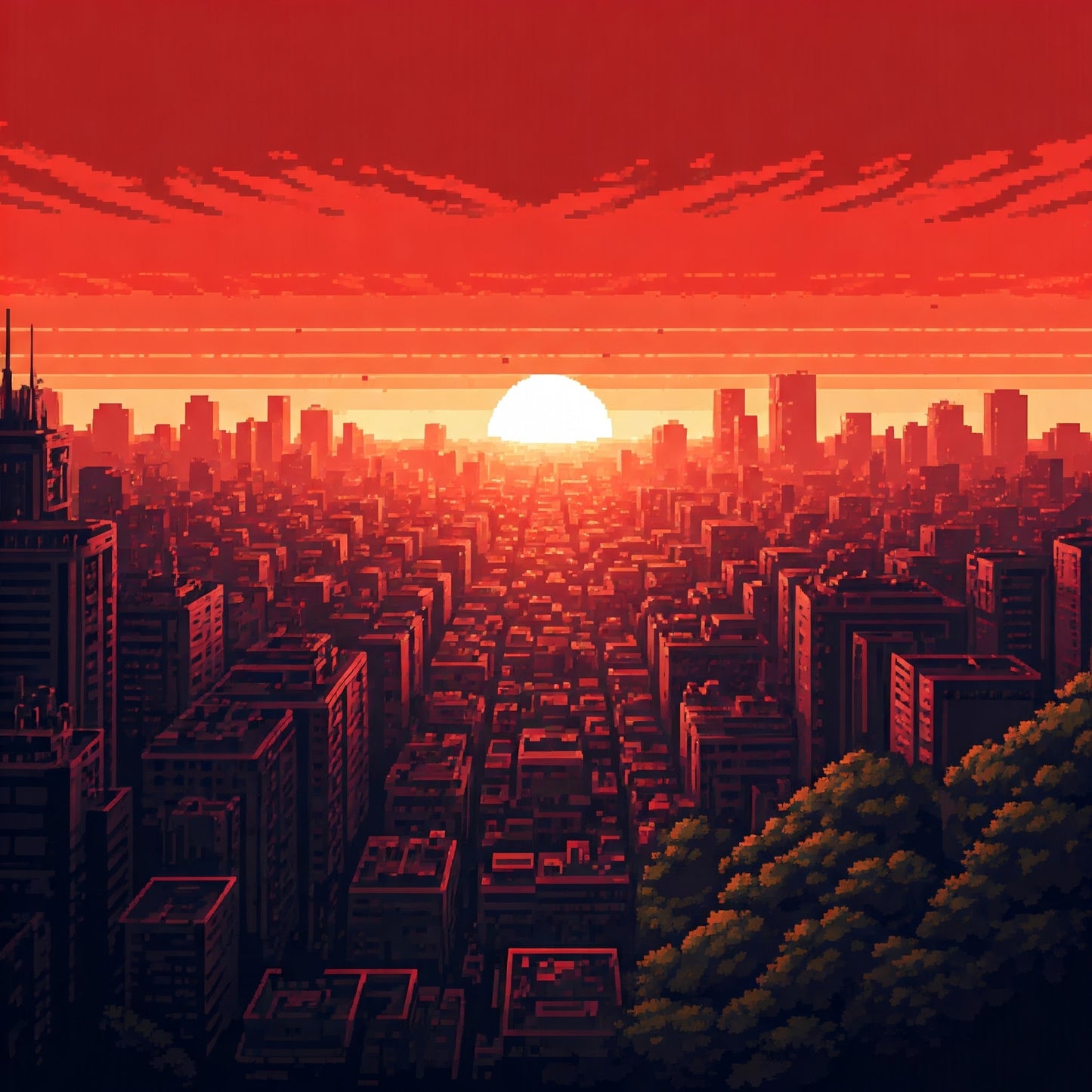 Sun Set City Super pack of 100