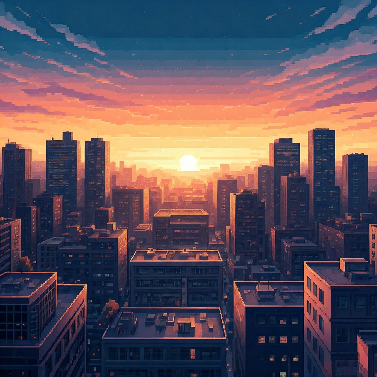 Sun Set City Super pack of 100