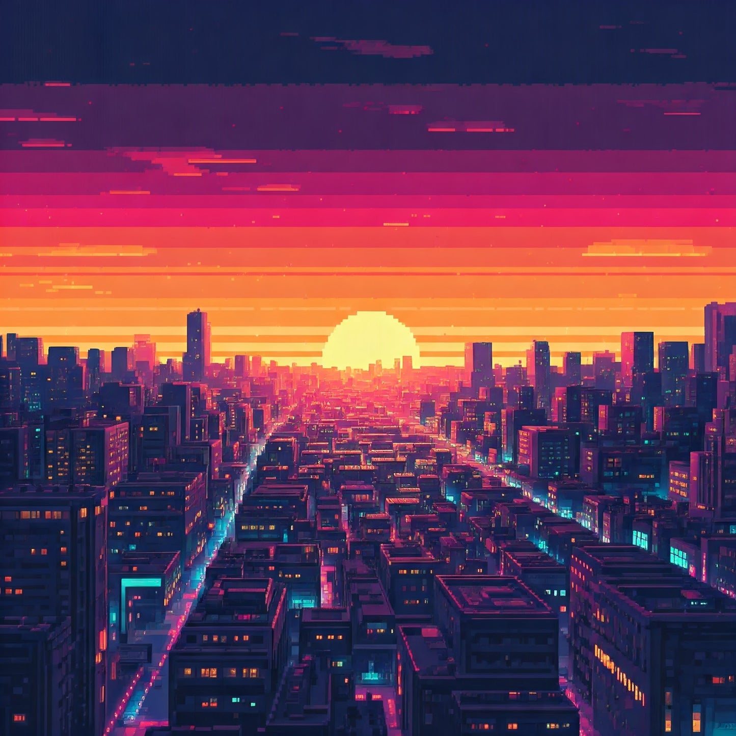 Sun Set City Super pack of 100