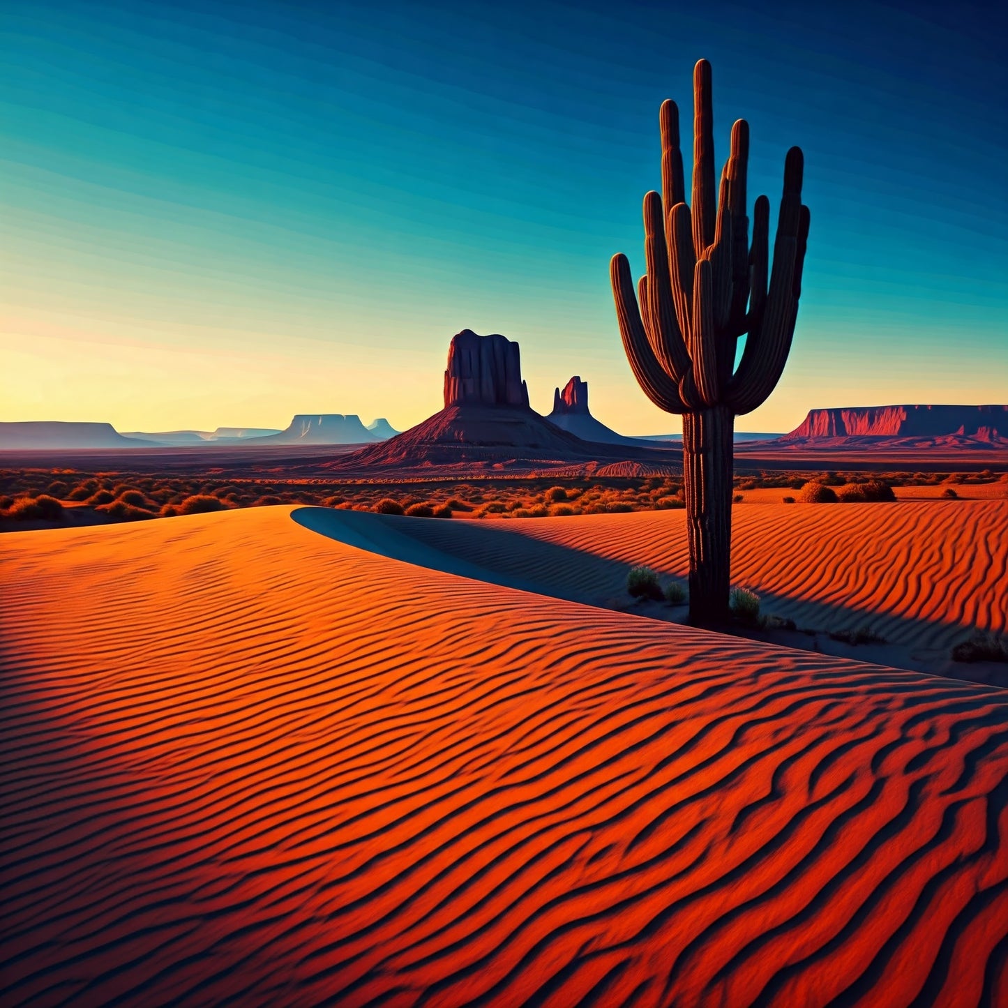 Desert Art collection of 8