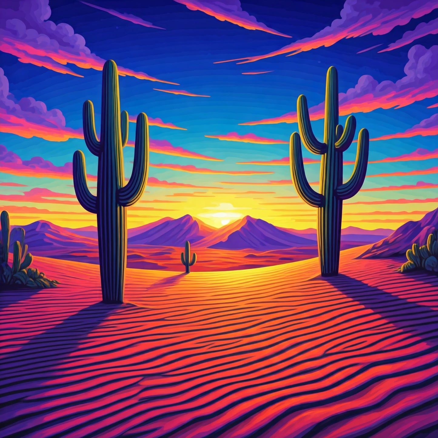 Desert Art collection of 8