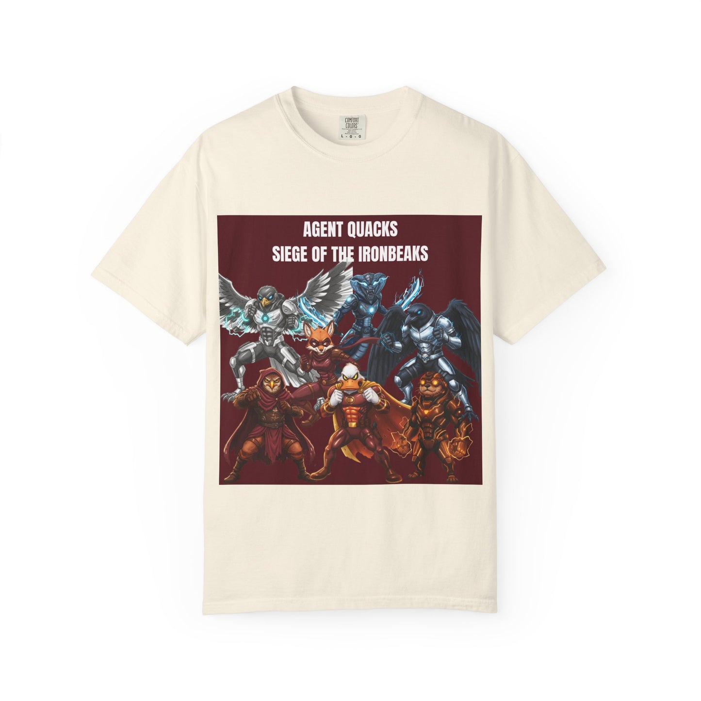 Agent Quacks – Siege of the Iron Beaks | Unisex Garment-Dyed T-Shirt