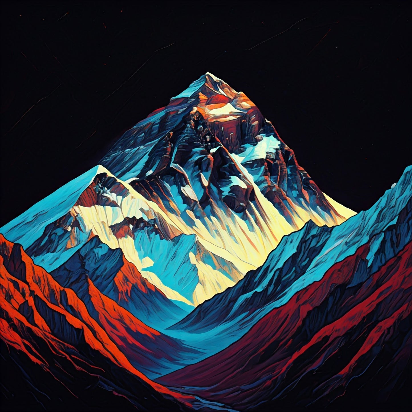 mountain Art collection pack of 8