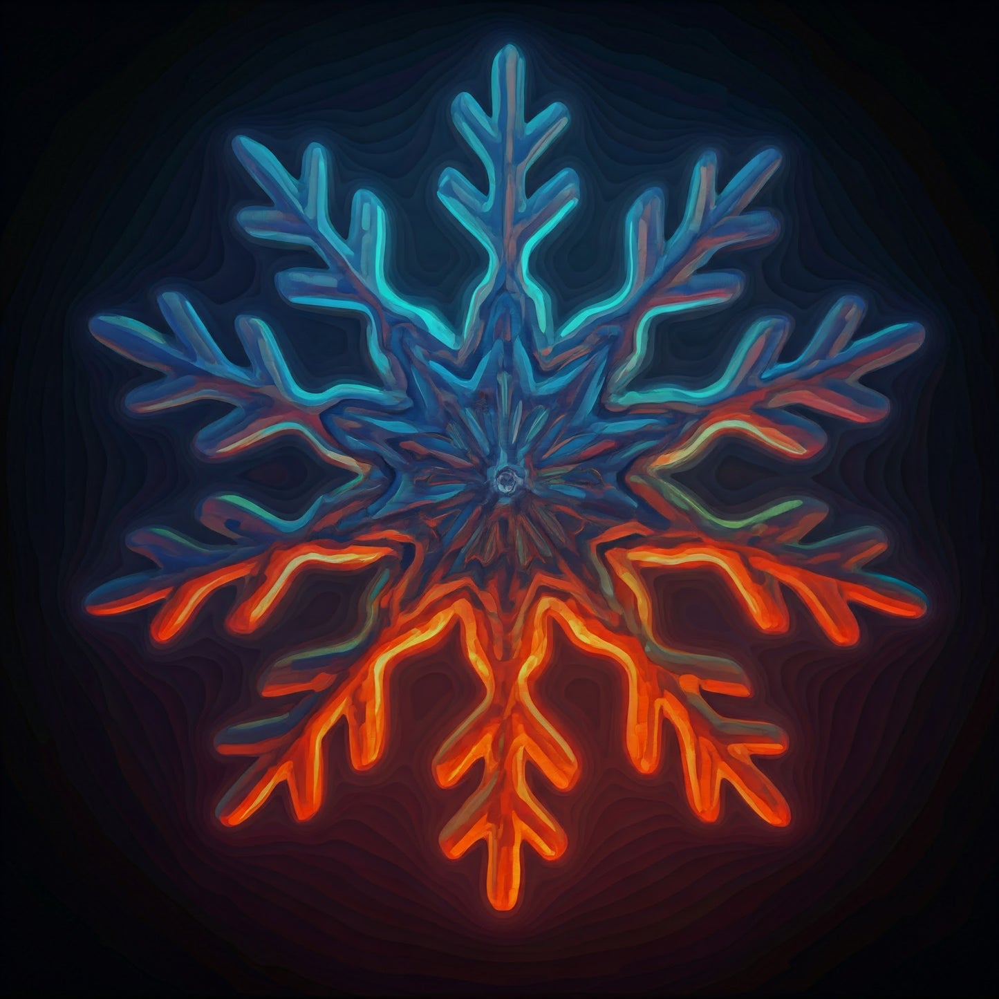 Snowflake Art collection of 8