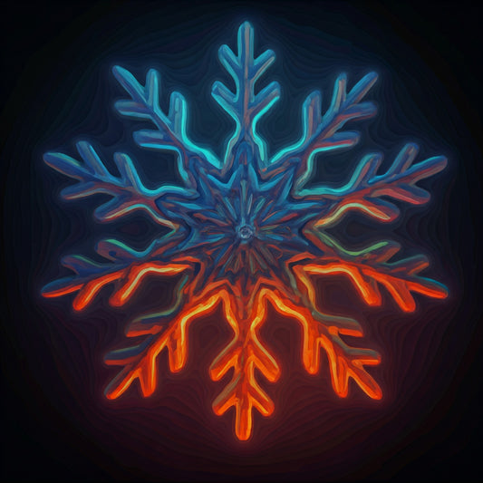 Snowflake Art collection of 8