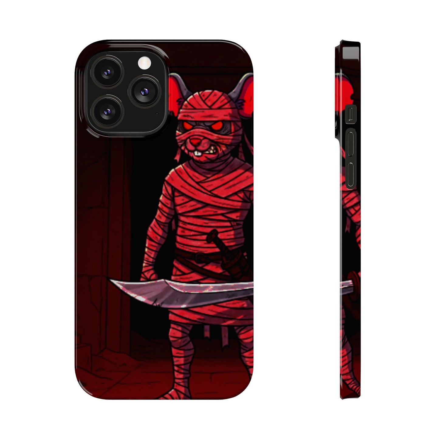 Halloween Agent Quacks Series Slim Phone Cases - Mummy Dr Murn Design