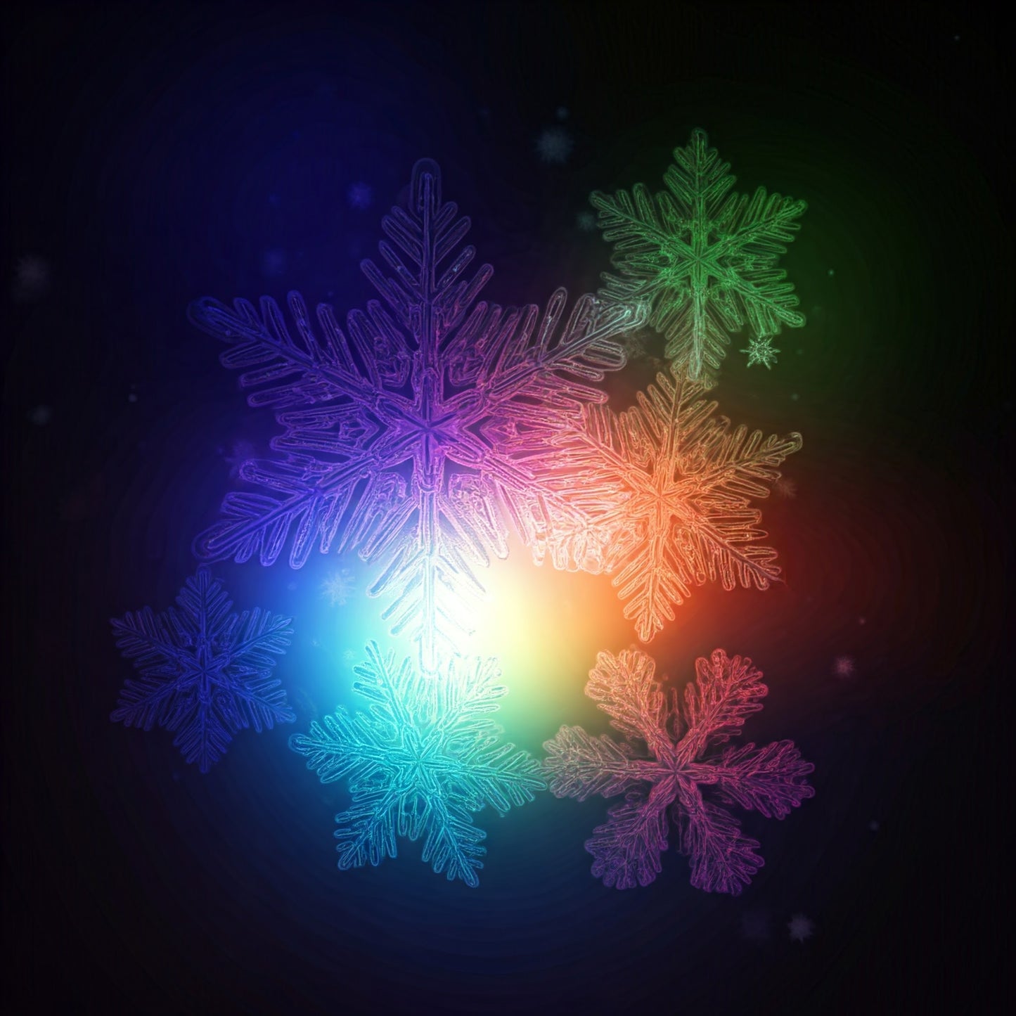 Snowflake Art collection of 8