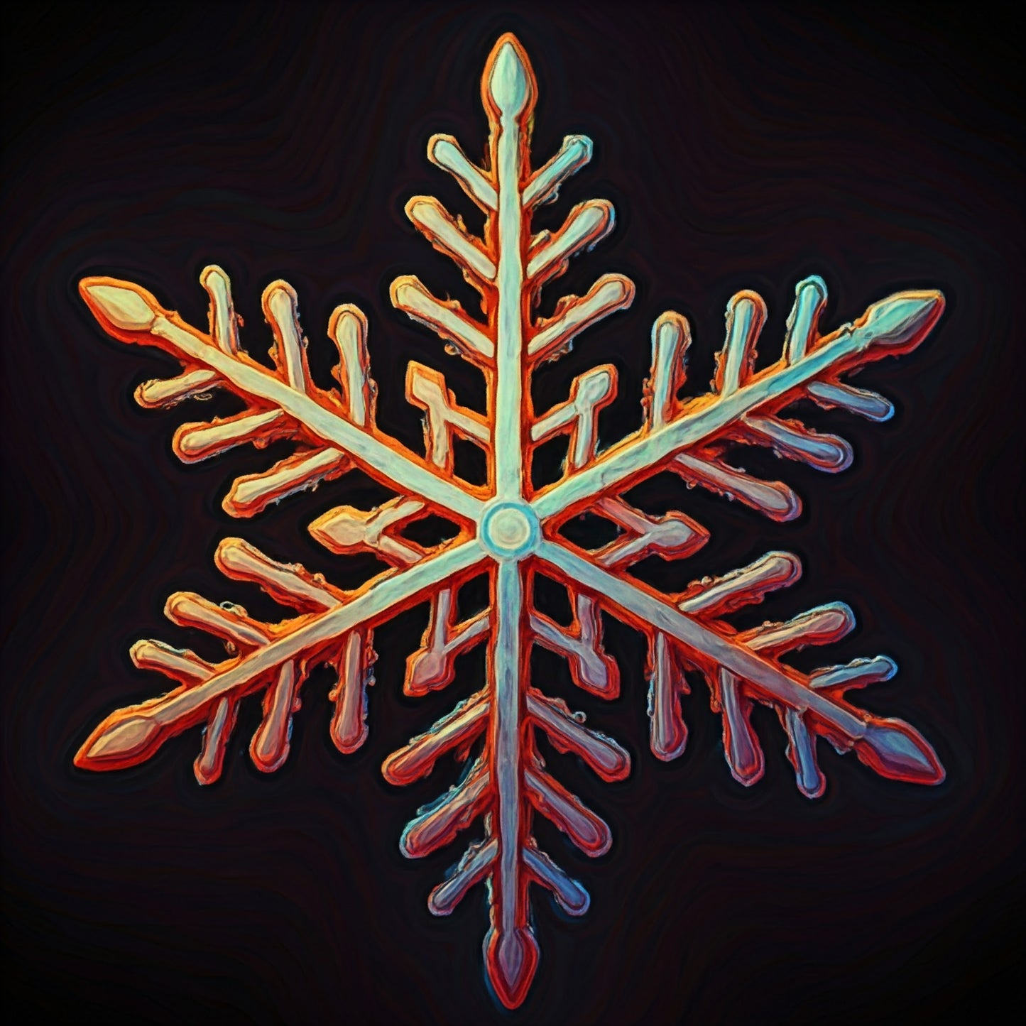 Snowflake Art collection of 8