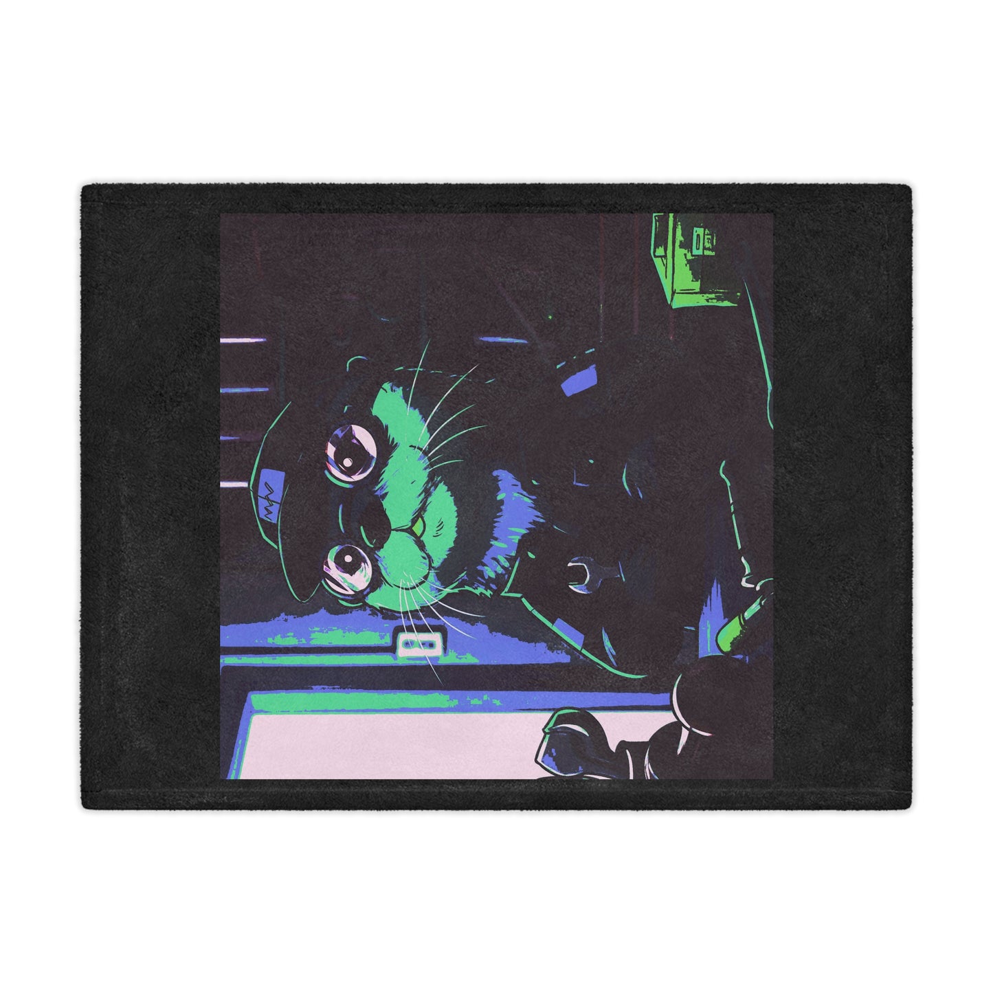 Agent Quacks Series Minky Blanket - Gearshift Design