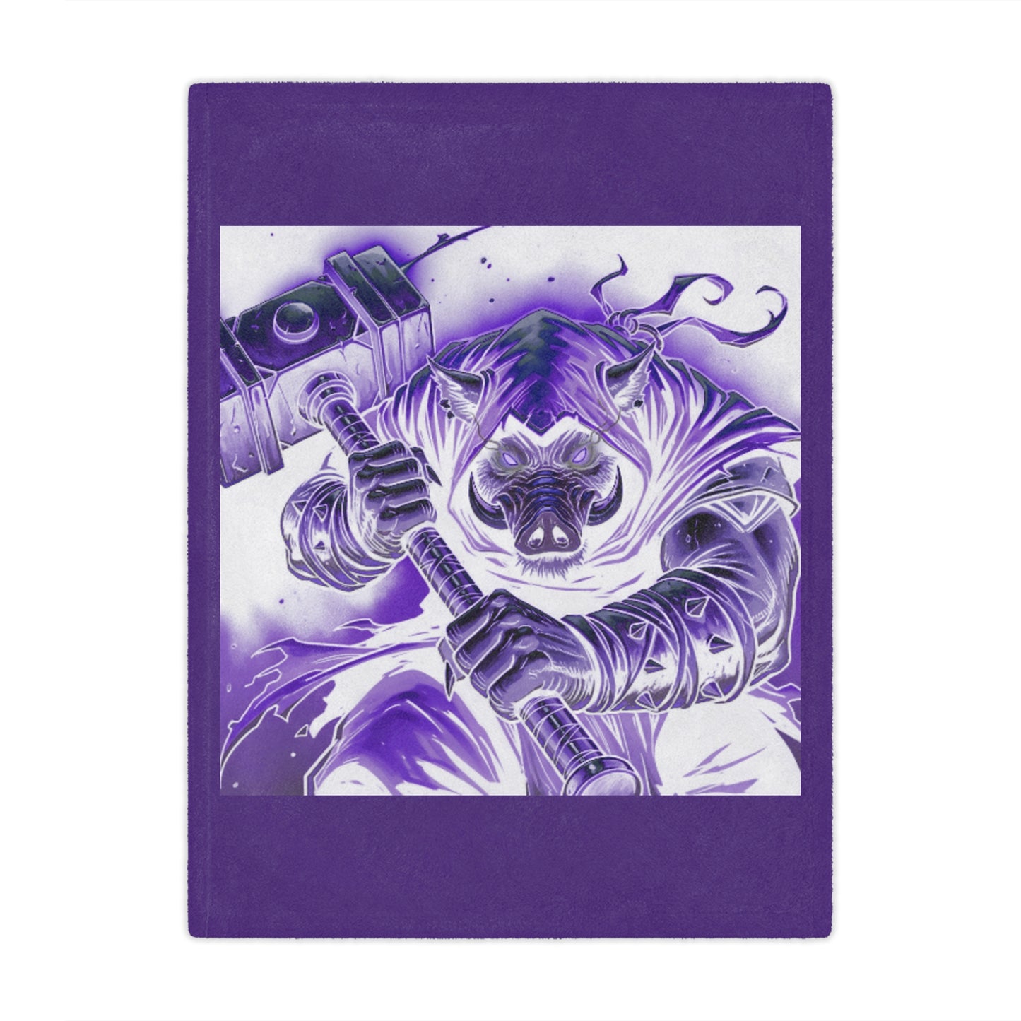 Agent Quacks Series Minky Blanket - Bloodtusk Design