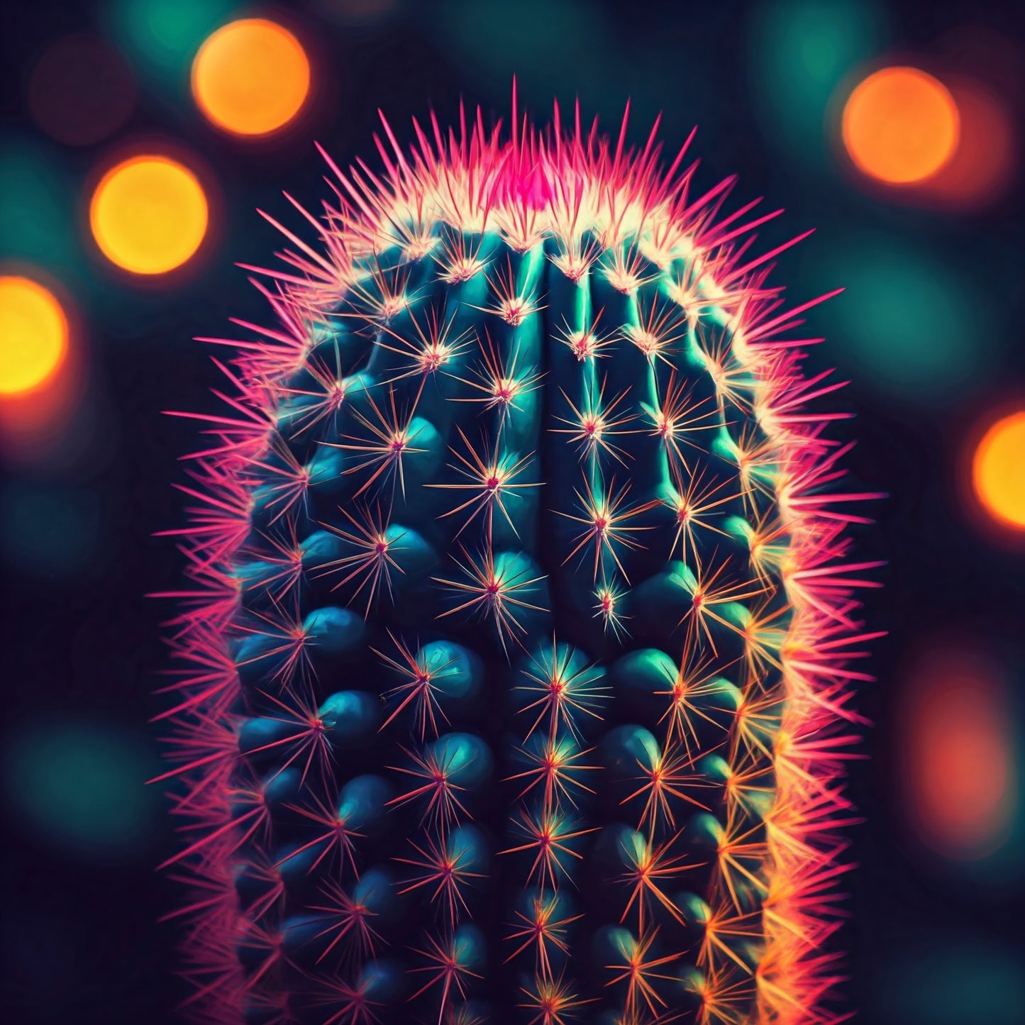 Cactus Art collection of 8