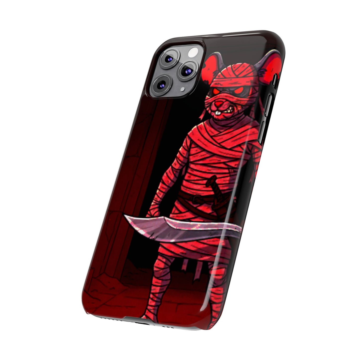 Halloween Agent Quacks Series Slim Phone Cases - Mummy Dr Murn Design