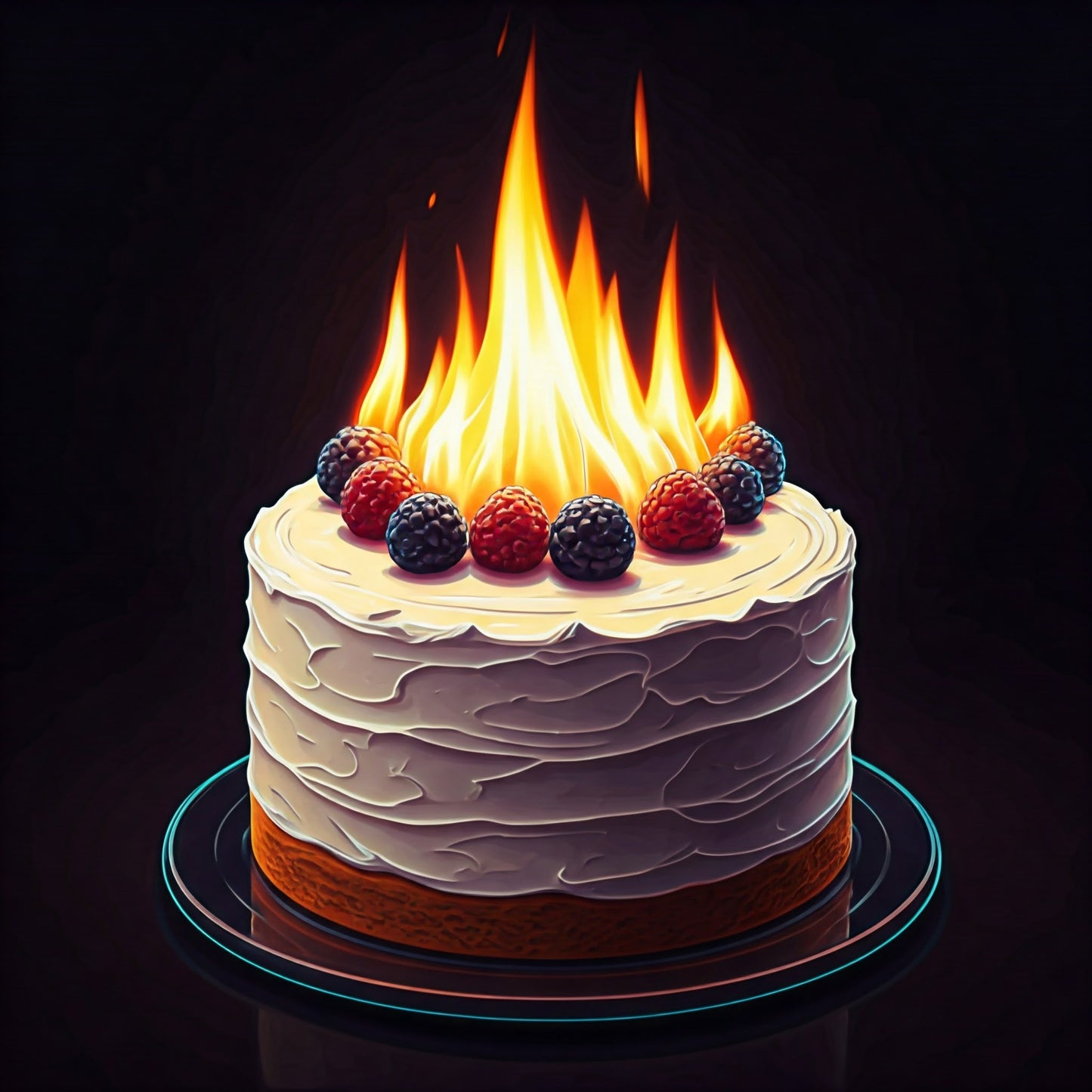 Fire Cakes collection of 94