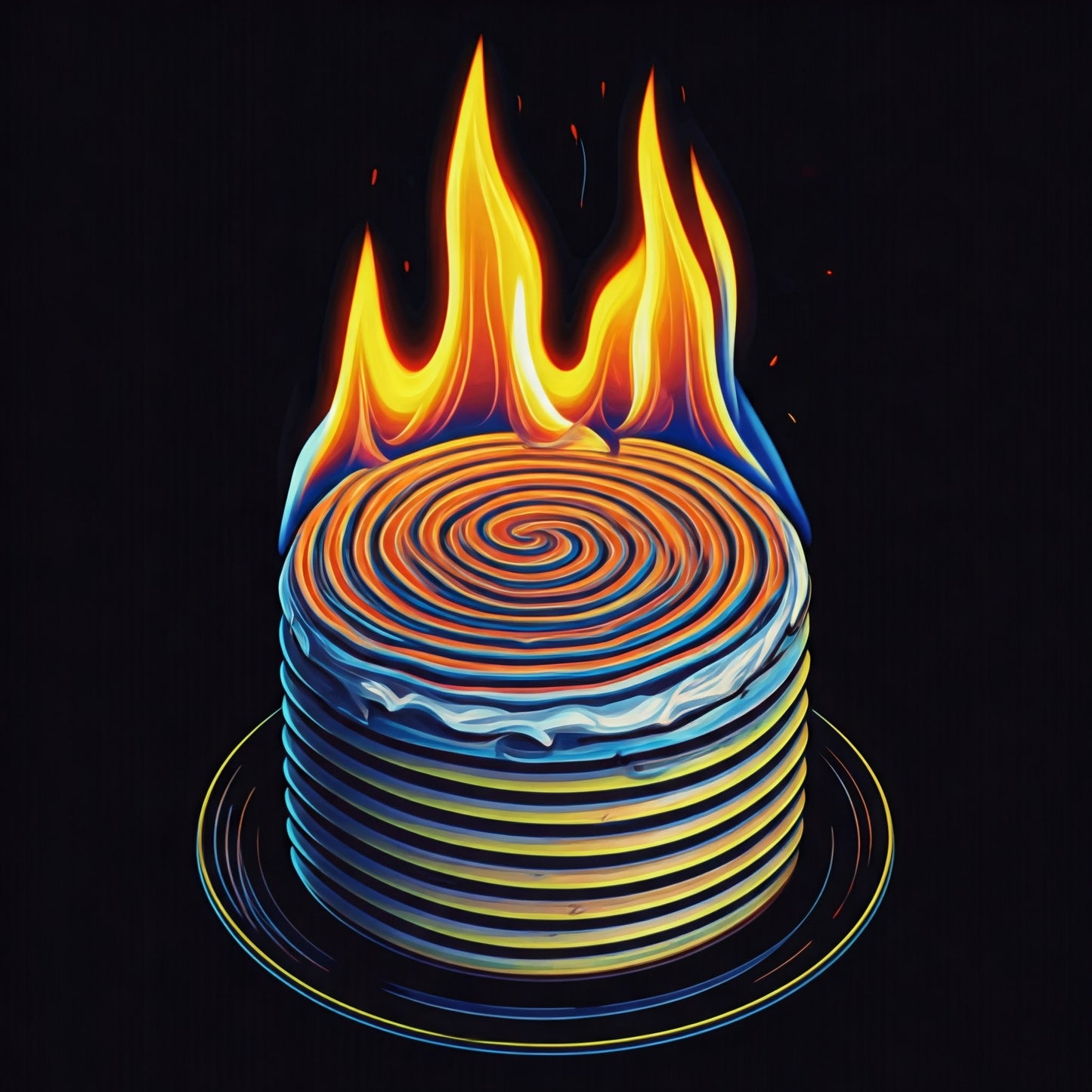 Fire Cakes collection of 94