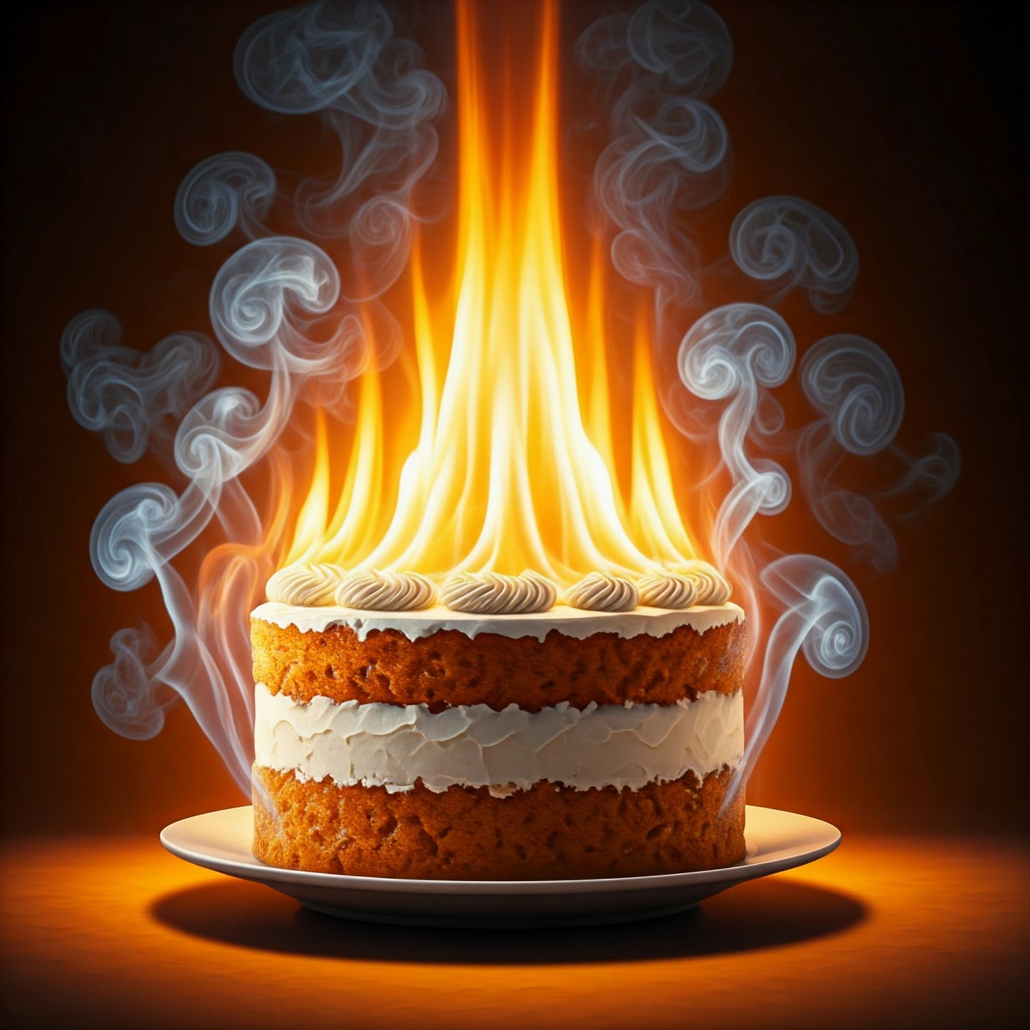 Fire cakes pack of 2