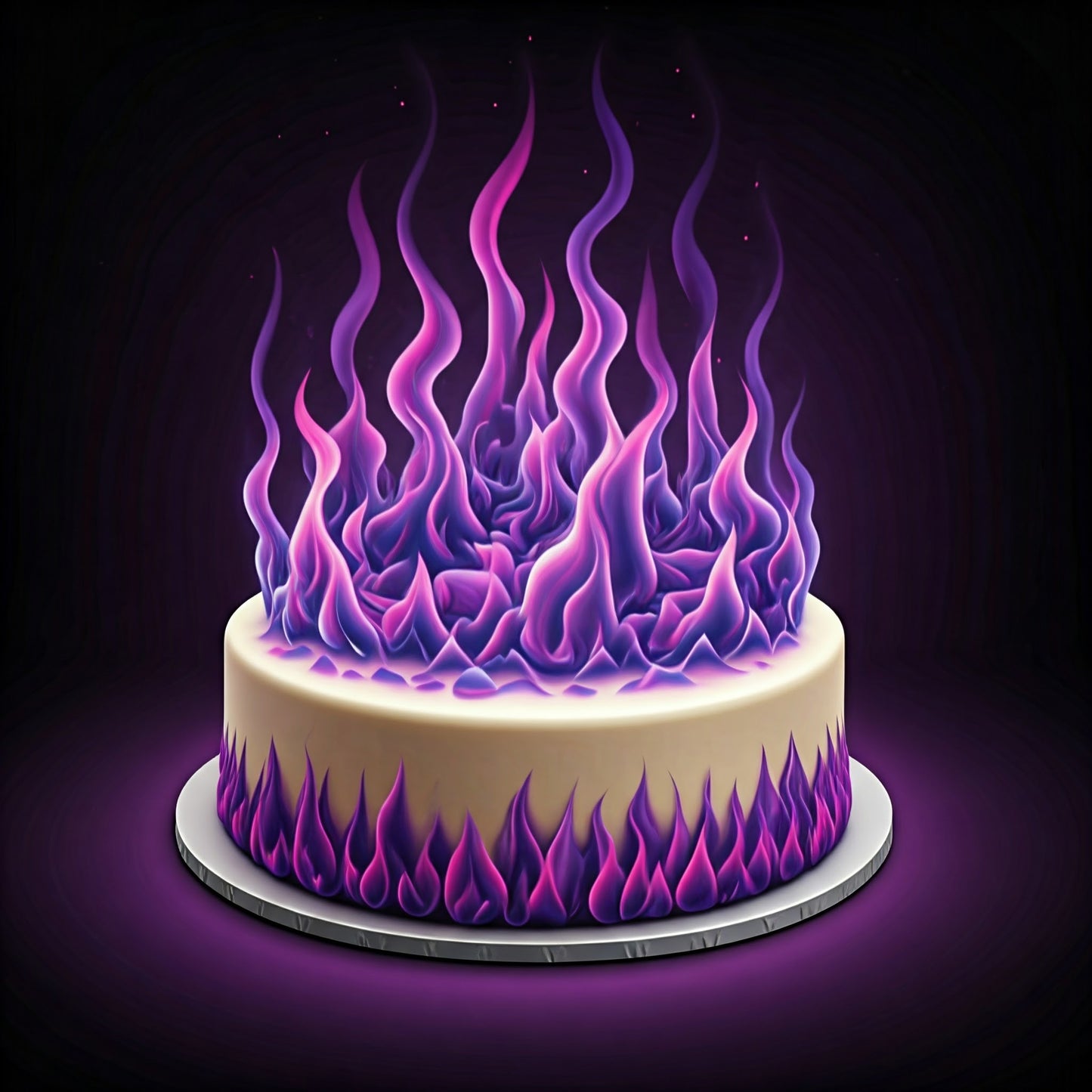 Fire cakes pack of 2